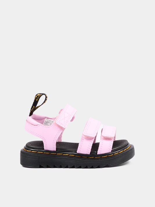 Sandali rosa Klaire T per bambina,Dr. Martens,KLAIRE T 31436332 PALE PINK