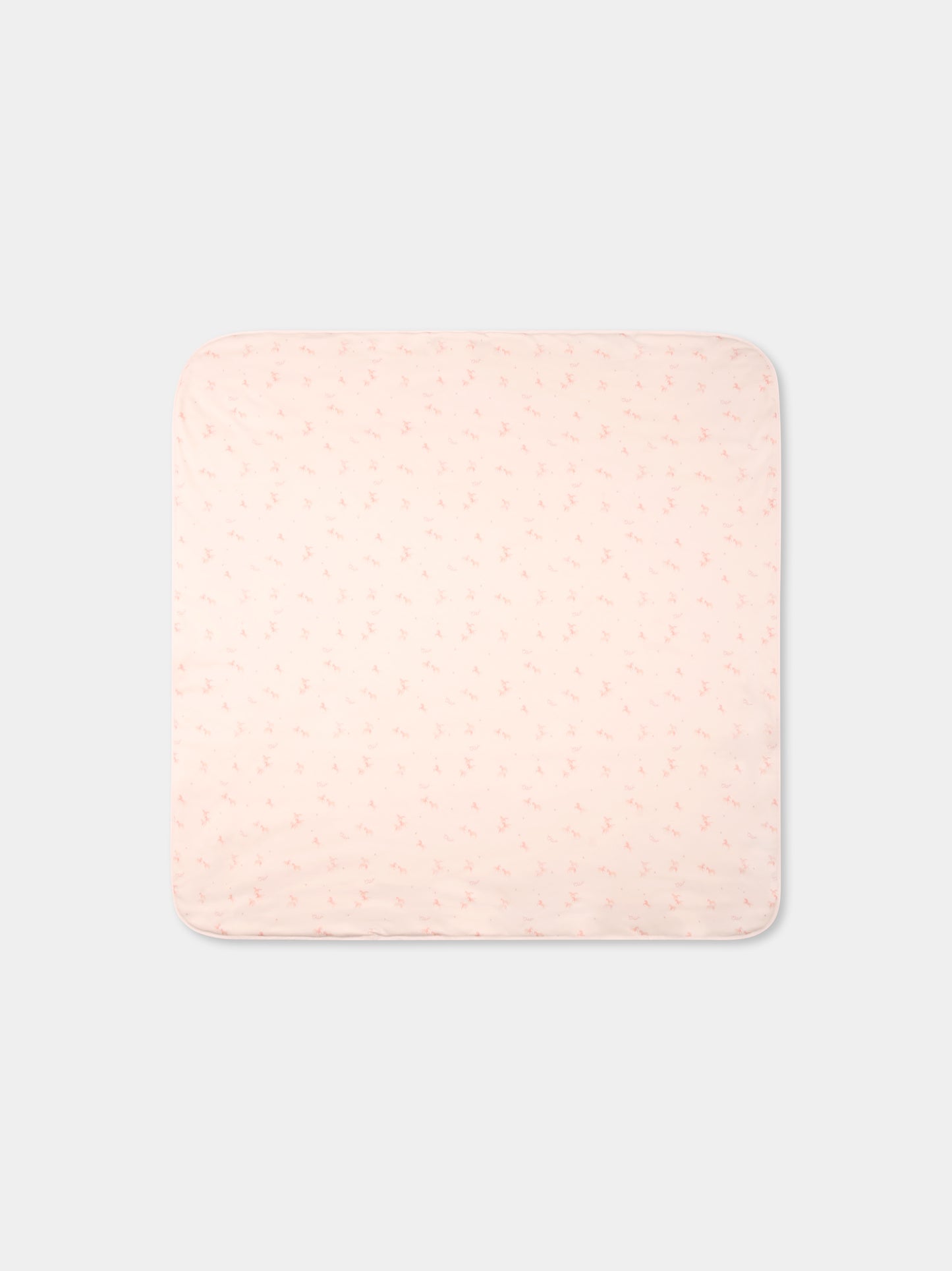 Set rosa per neonata con logo e unicori all over,Chloé Kids,C20410 Z40