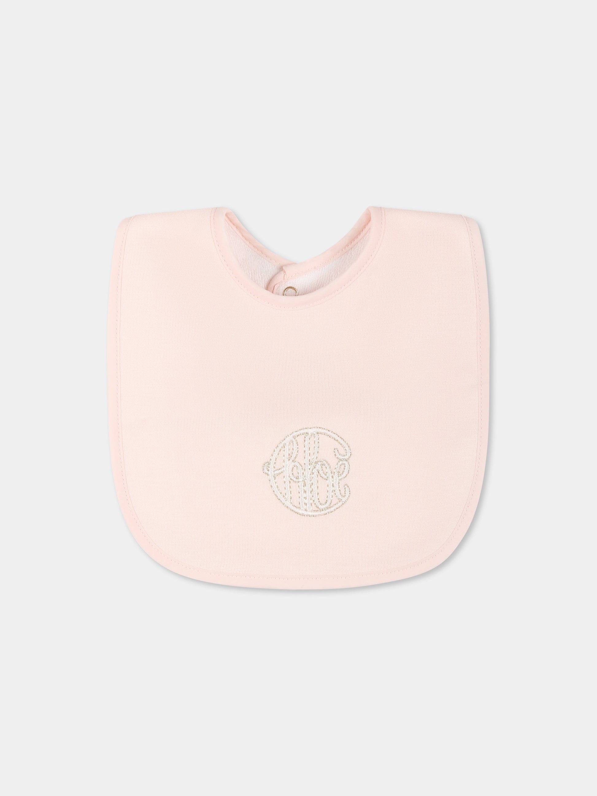 Set rosa per neonata con logo,Chloé Kids,C20416 45Q