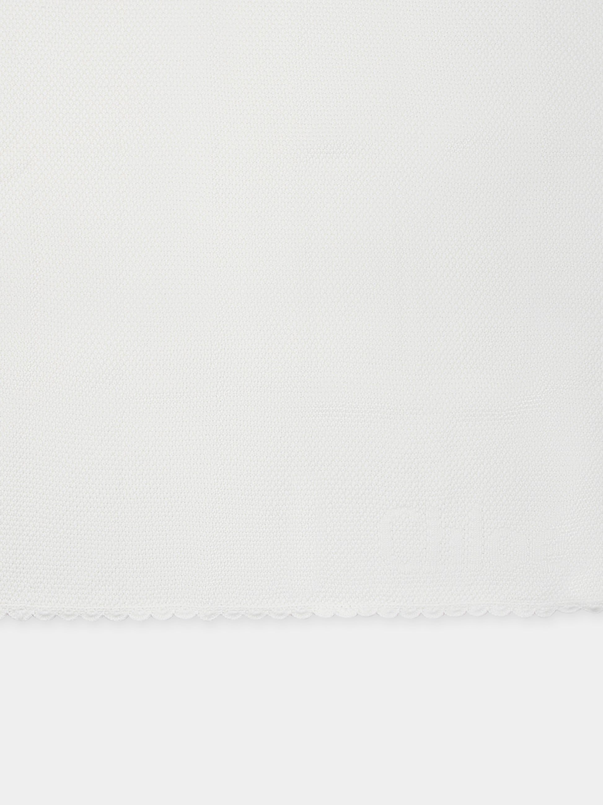 Coperta avorio per neonata con logo,Chloé Kids,C20586 117