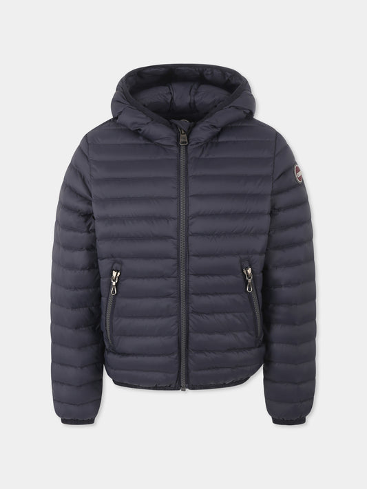 Piumino blu per bambino con logo,Colmar Originals Kids,3487A 68