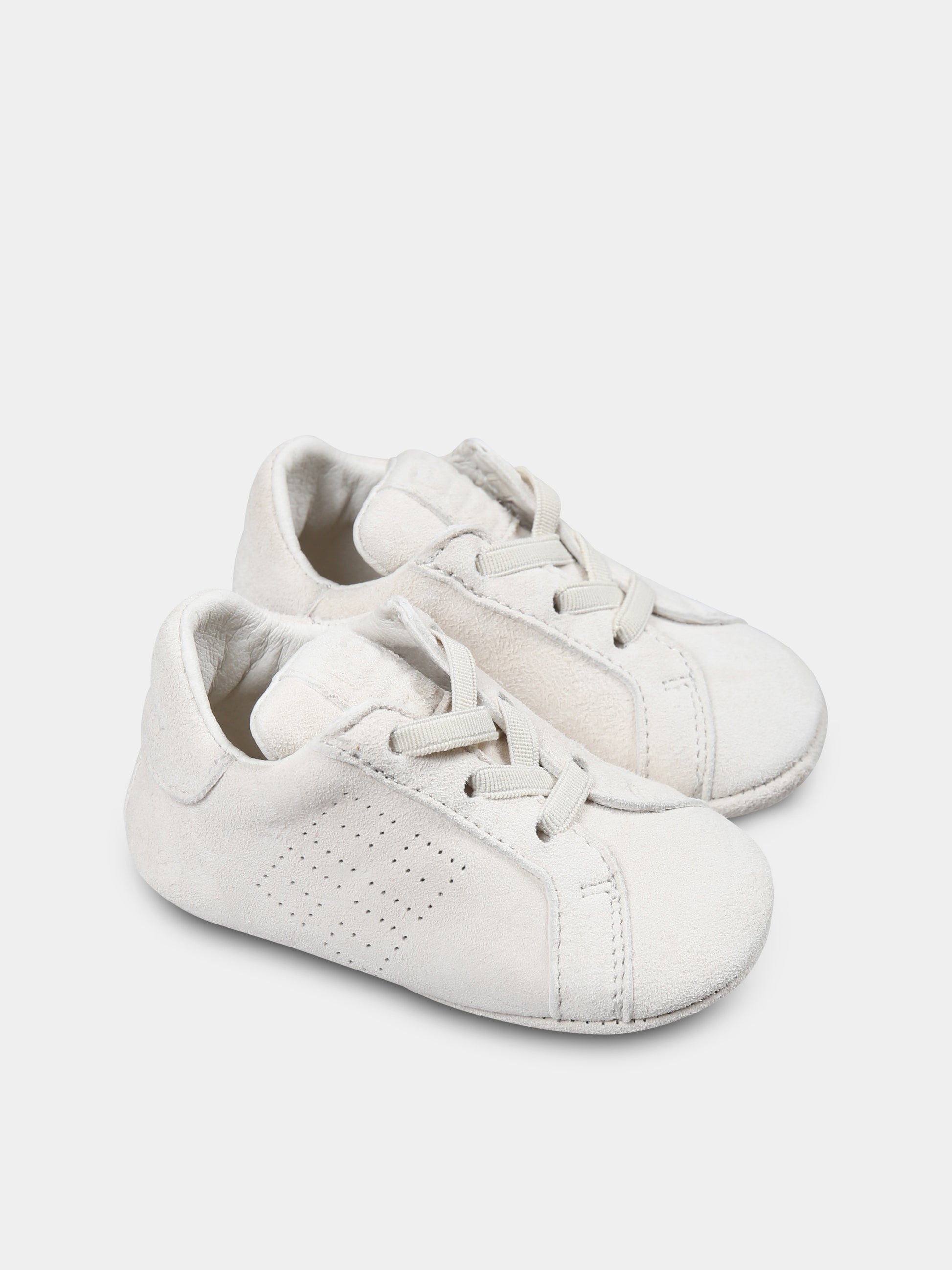 Sneakers avorio per neonati con motivo 4G,Givenchy Kids,H30601 117