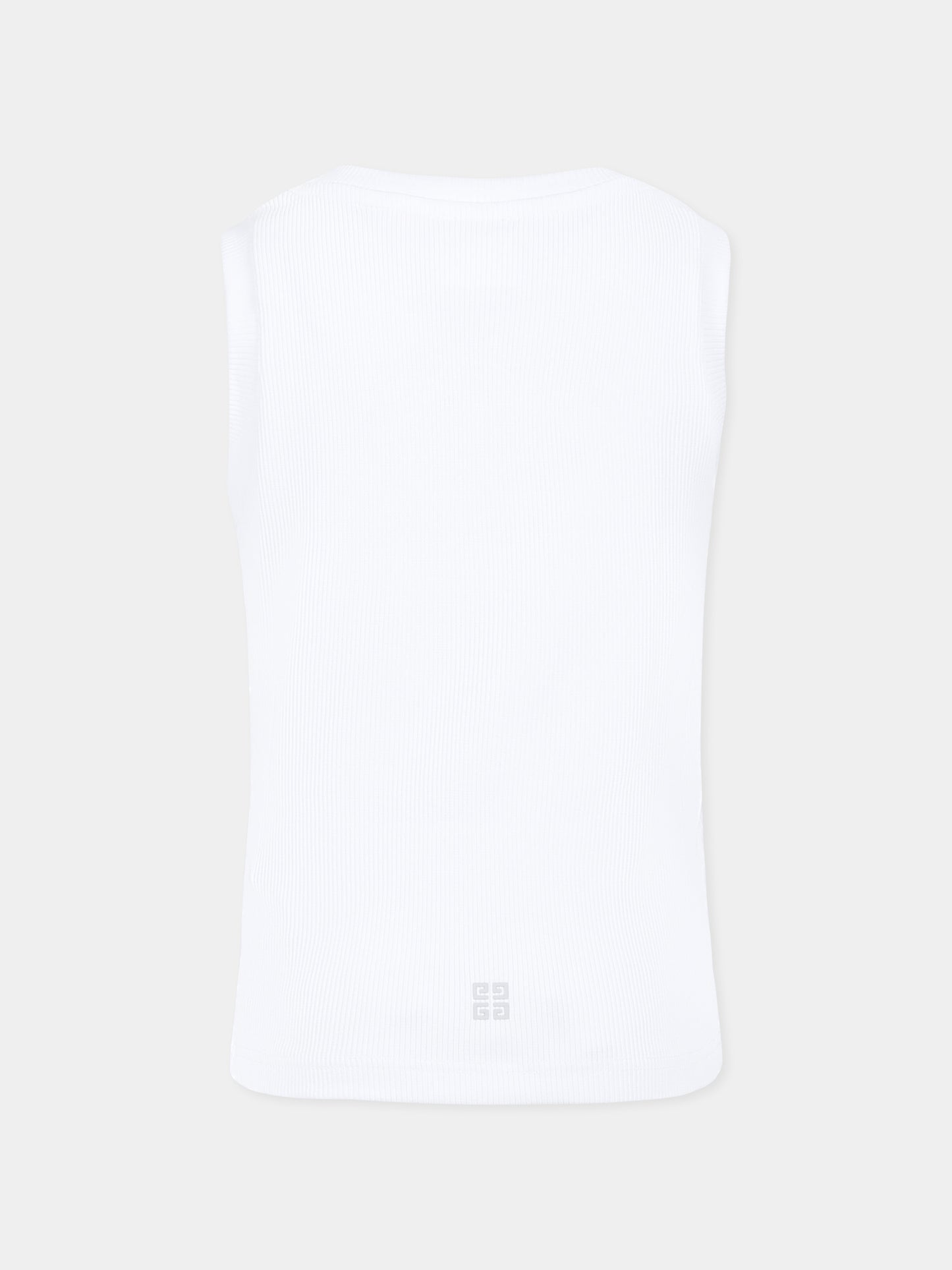 Canotta bianca per bambino con logo,Givenchy Kids,H30724 10P