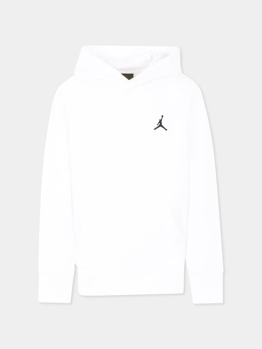 Felpa bianca per bambino con Jumpman,Jordan,95D392 001