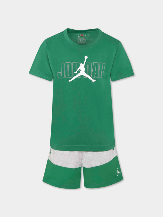 Completo verde per bambino con Jumpman,Jordan,85D767 G2H