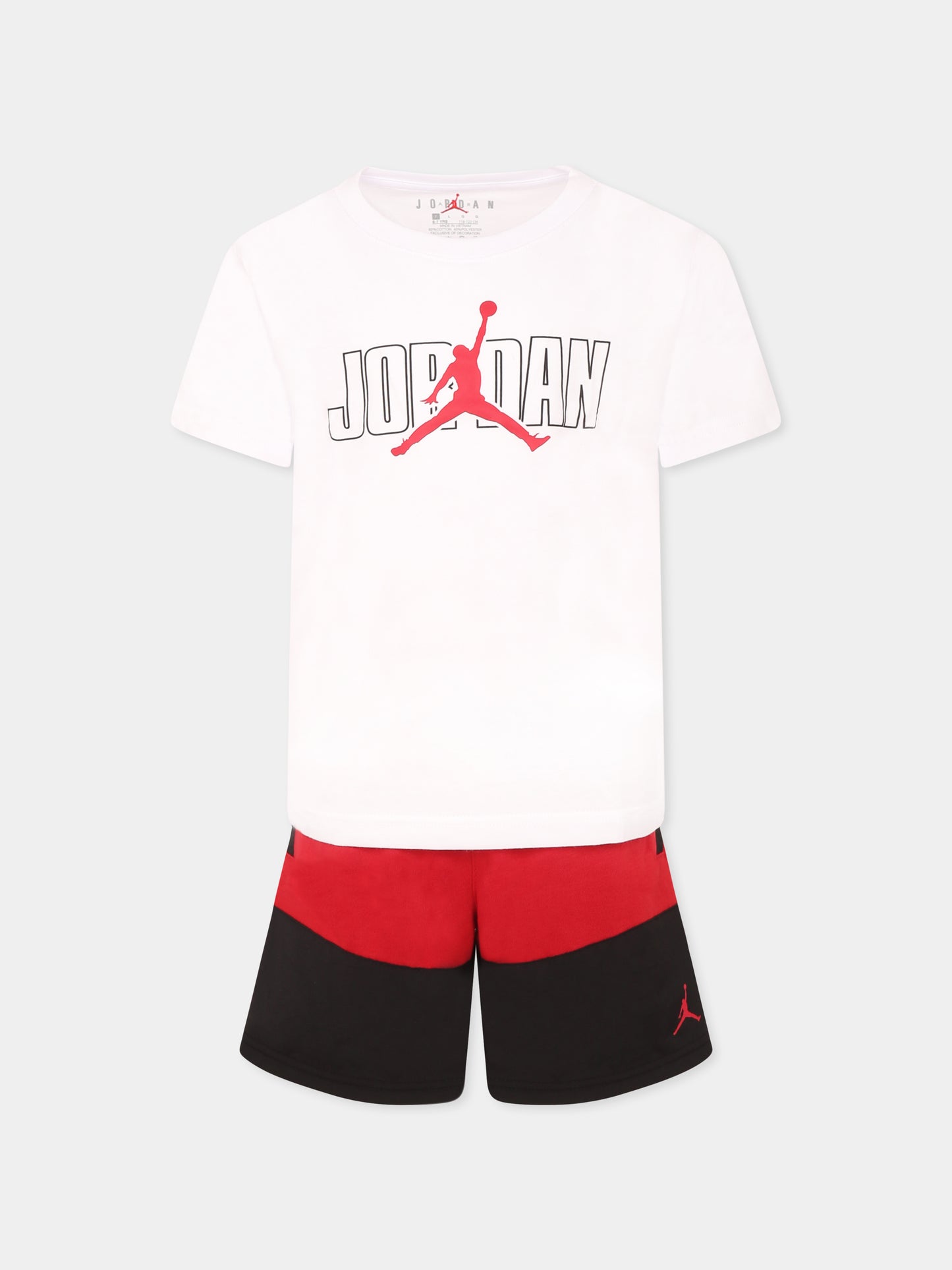 Completo multicolor per bambino con Jumpman,Jordan,85D767 R78