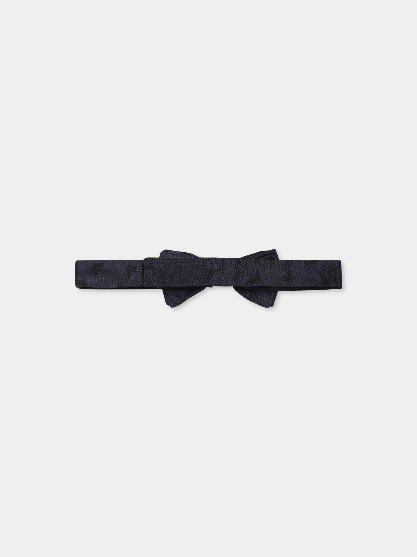 Papillon blu per bambino con iconico aquilotto nero,Emporio Armani,EB000454 AF15438 FB069