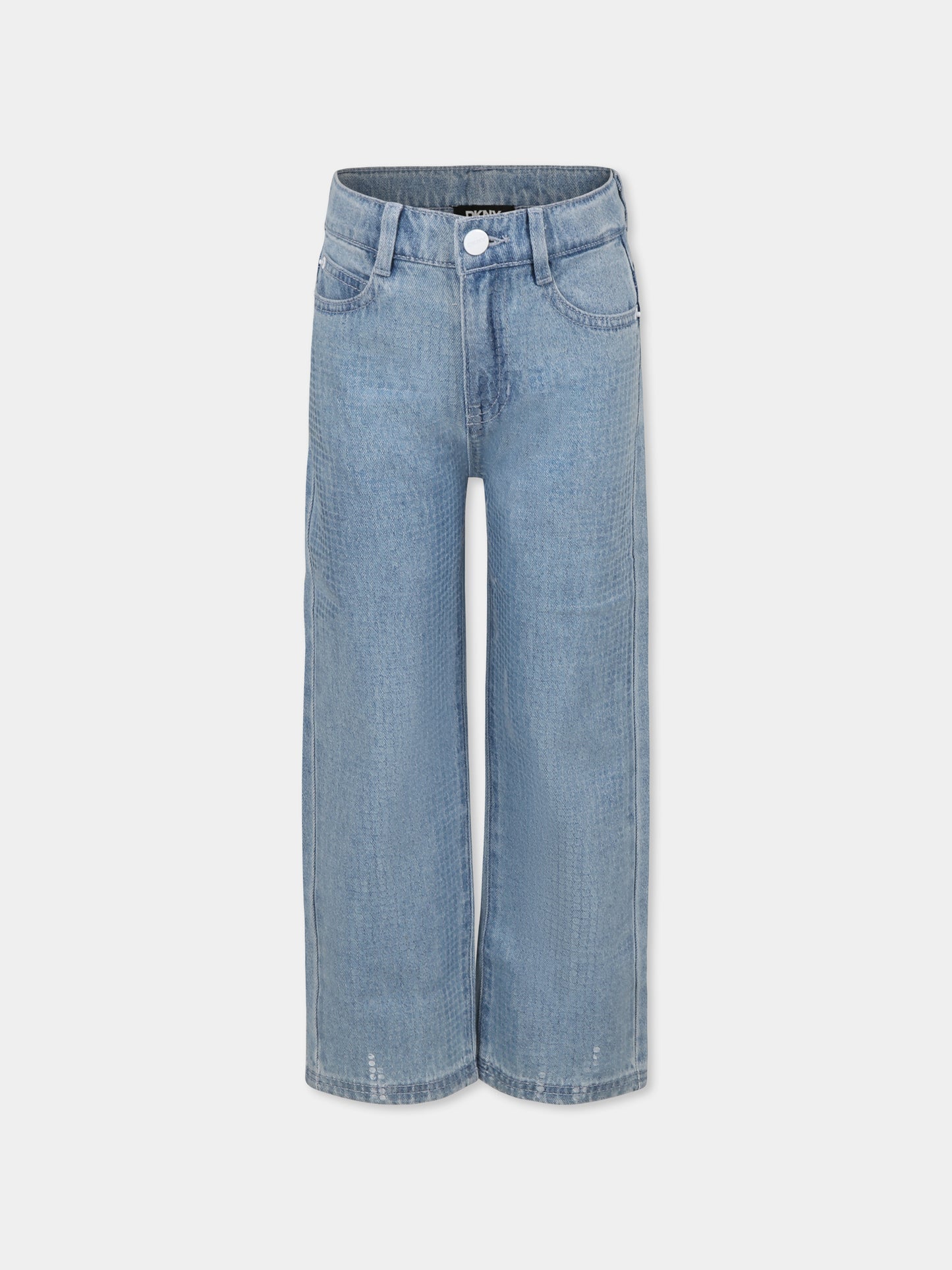 Jeans denim per bambina con paillettes,Dkny,D62334 Z04
