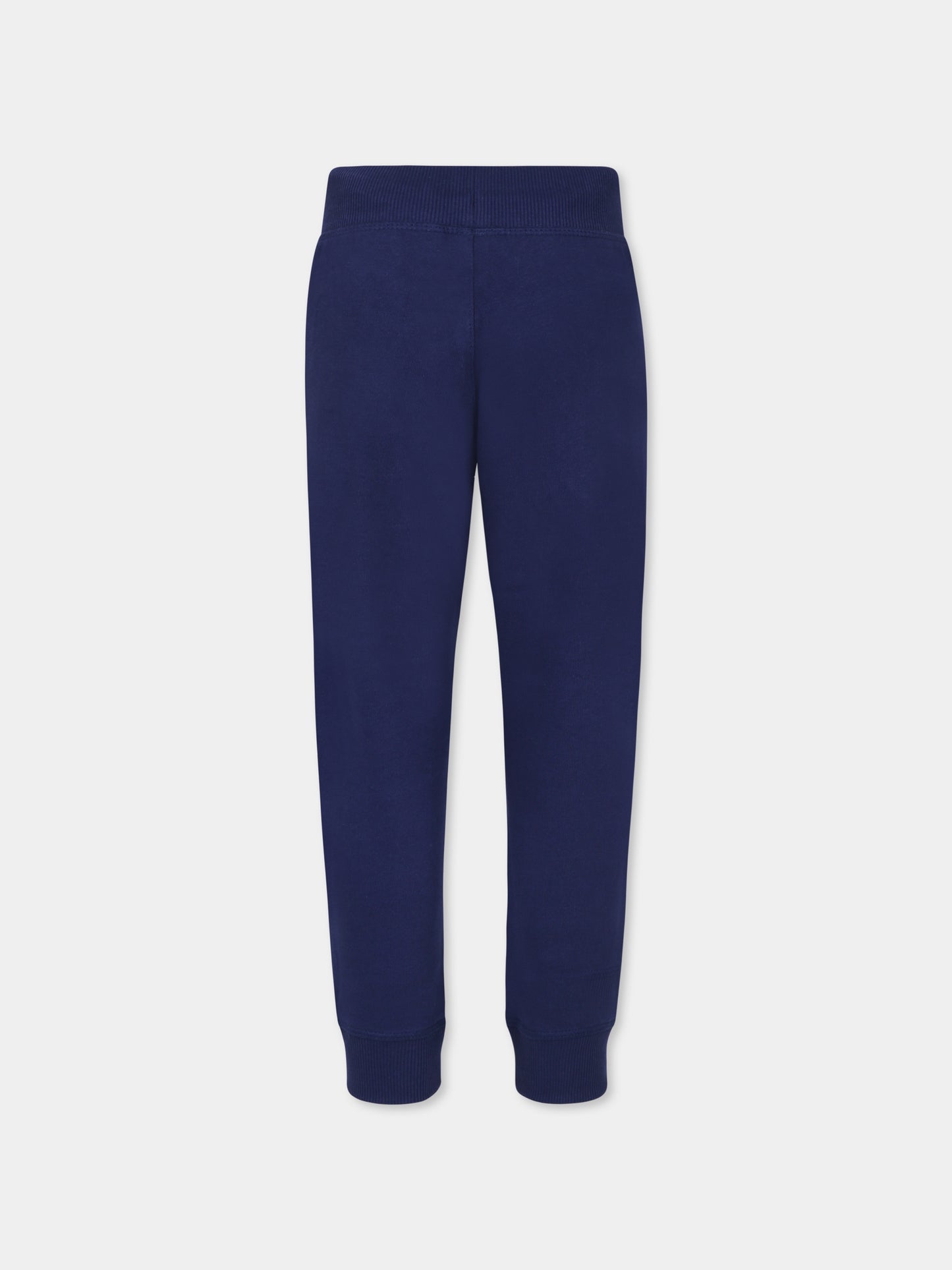 Pantaloni blu per bambino con logo,Hugo,G00362 84N