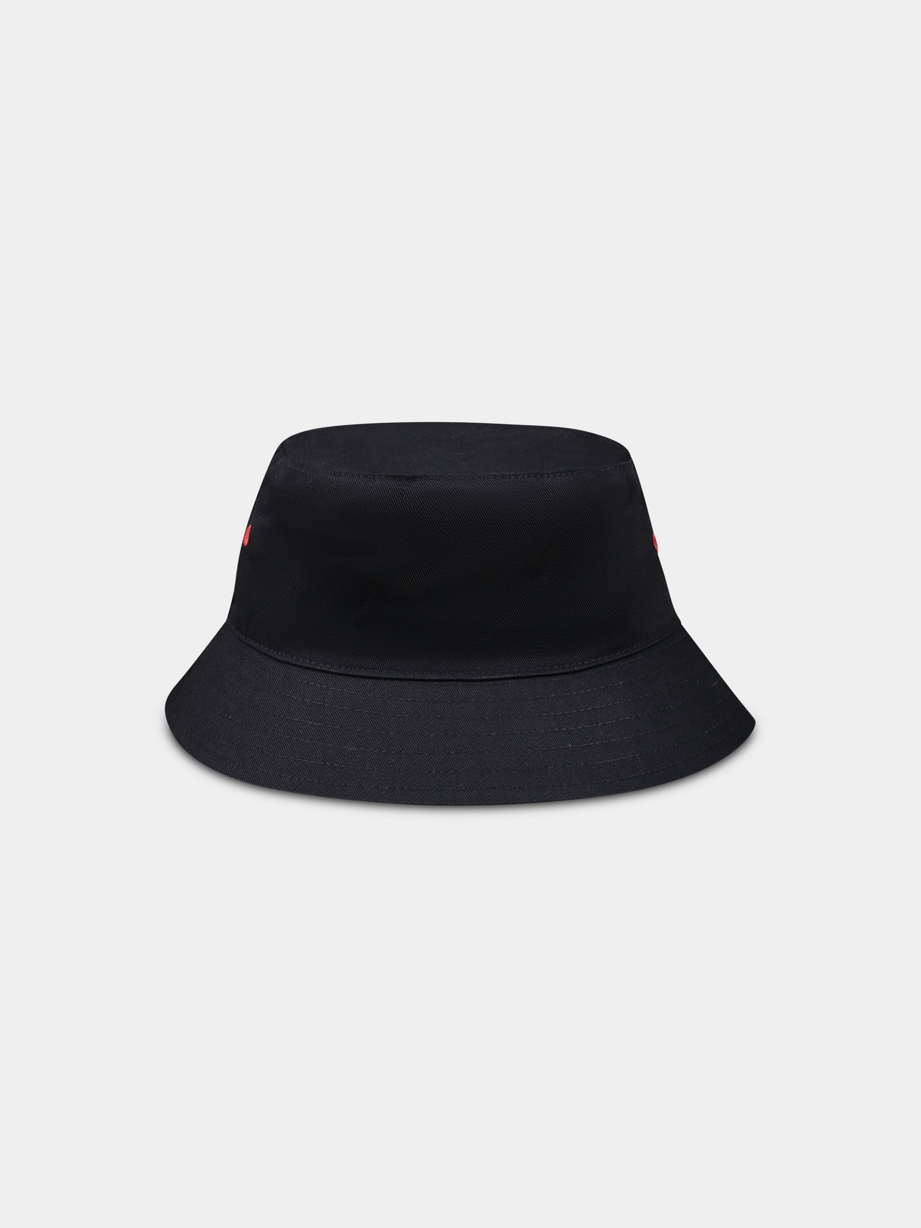 Cloche nera reversibile per bambino con logo,Hugo,G00309 09B