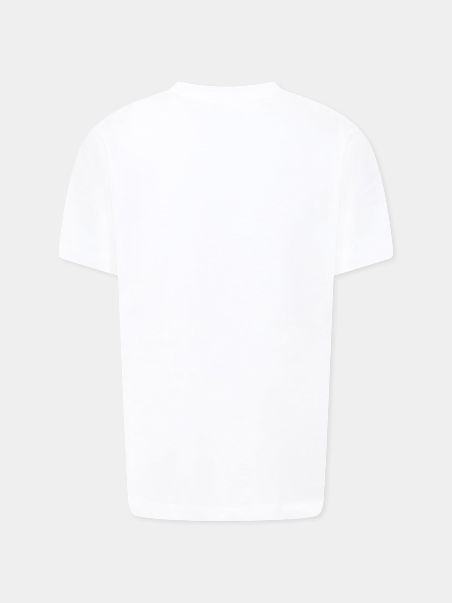 T-shirt bianca per bambini con scritta Rock  'n' roll is not dead,Zadig & Voltaire Kids,X60373 10P