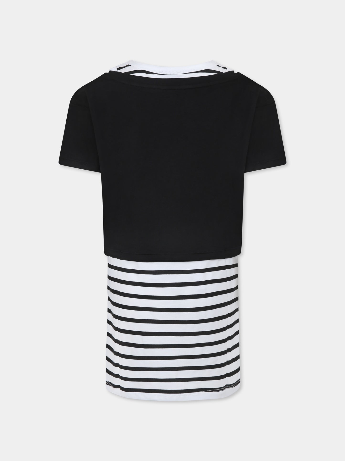 Vestito multicolor per bambina con logo,Sonia Rykiel Paris,A00272 09B