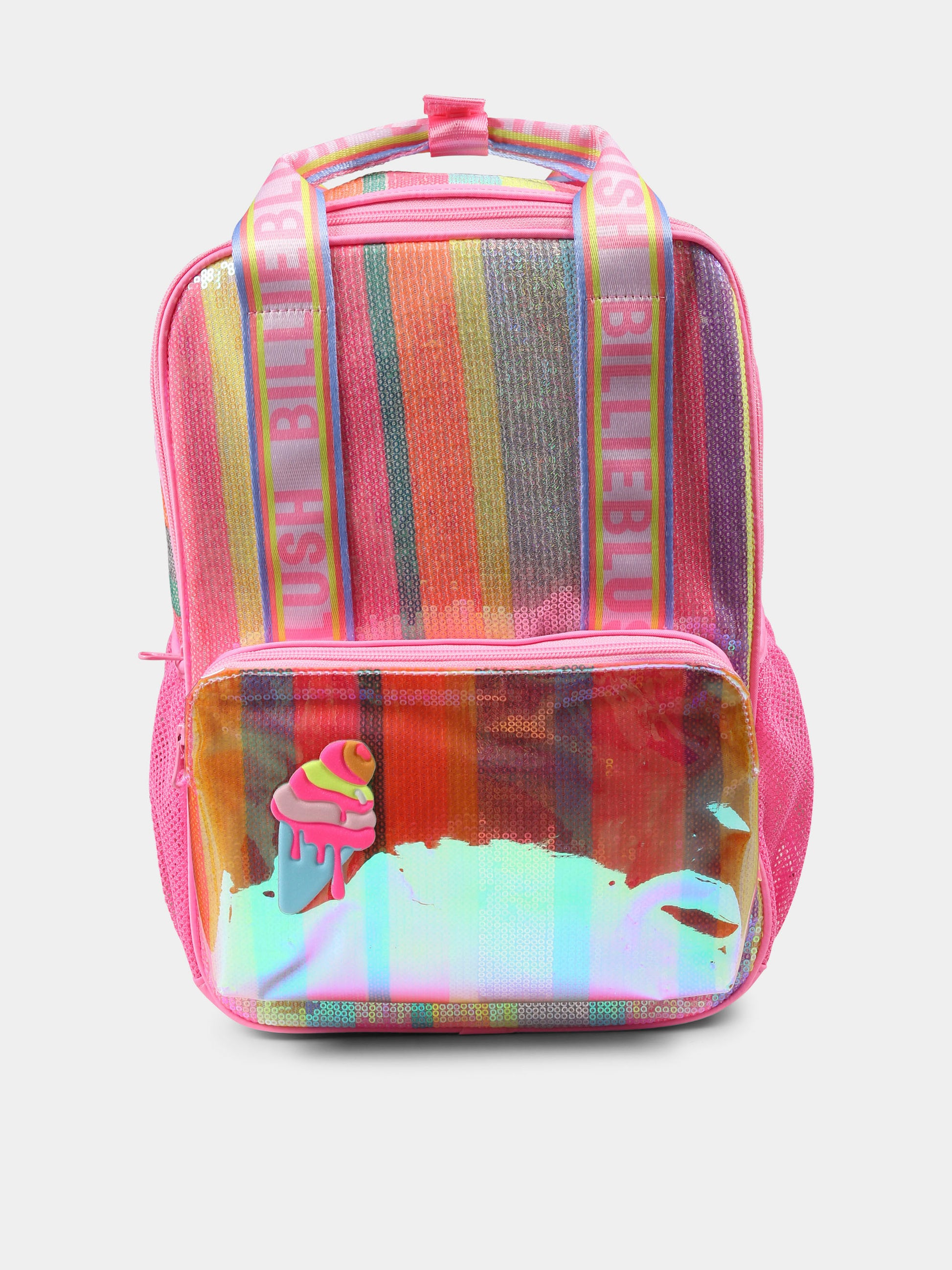 Zaino multicolor per bambina con gelato,Billieblush,U20771 462