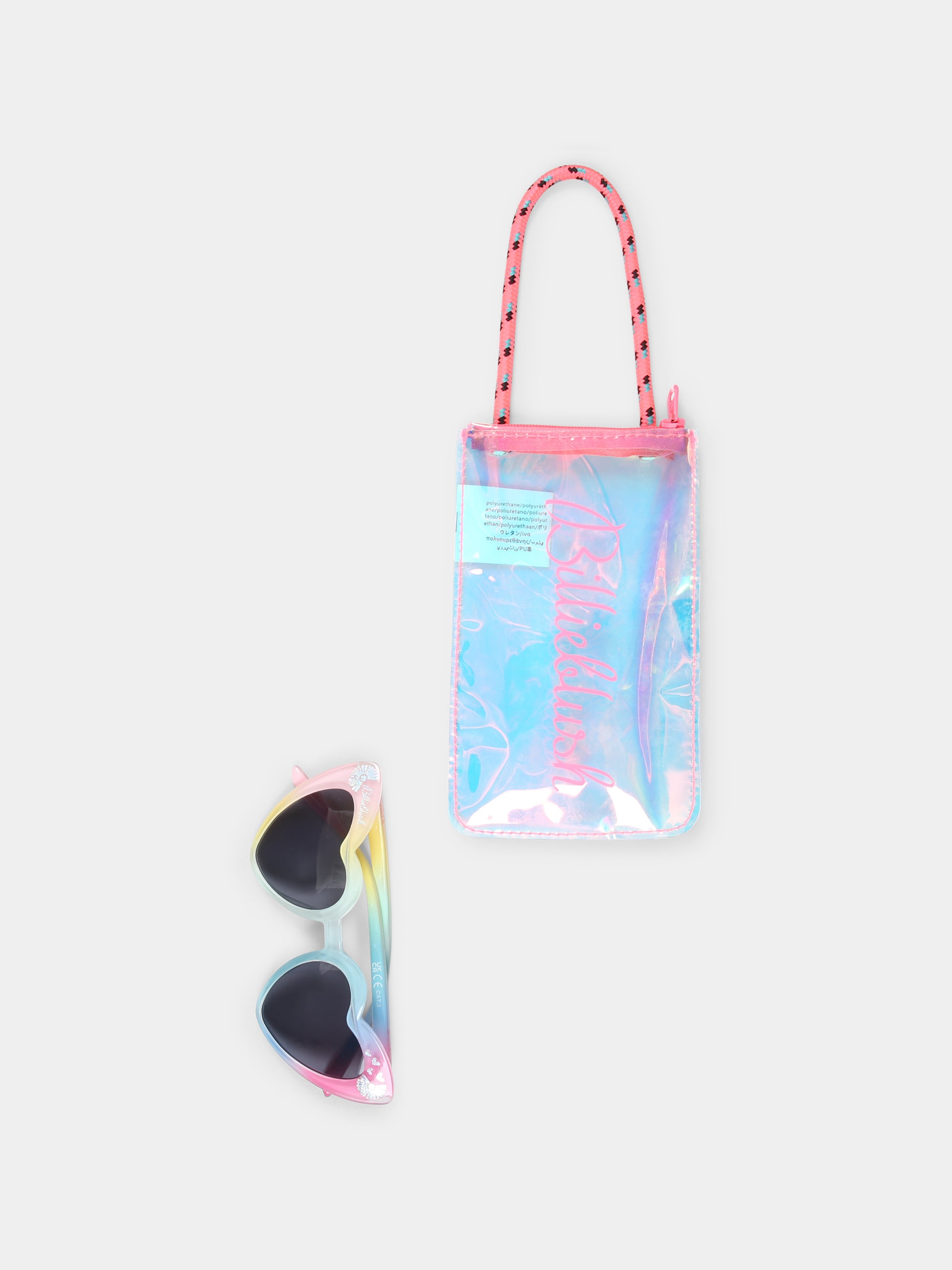 Occhiali da sole multicolor per bambina con fiore,Billieblush,U20807 Z41