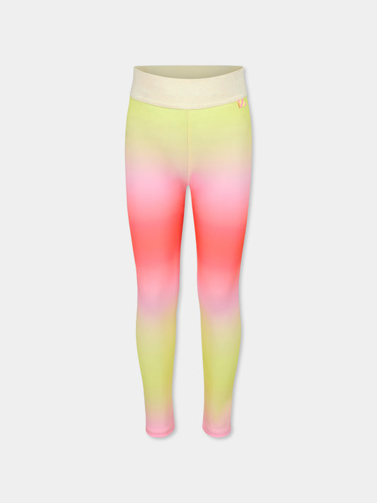 Leggings multicolor per bambina,Billieblush,U20905 549