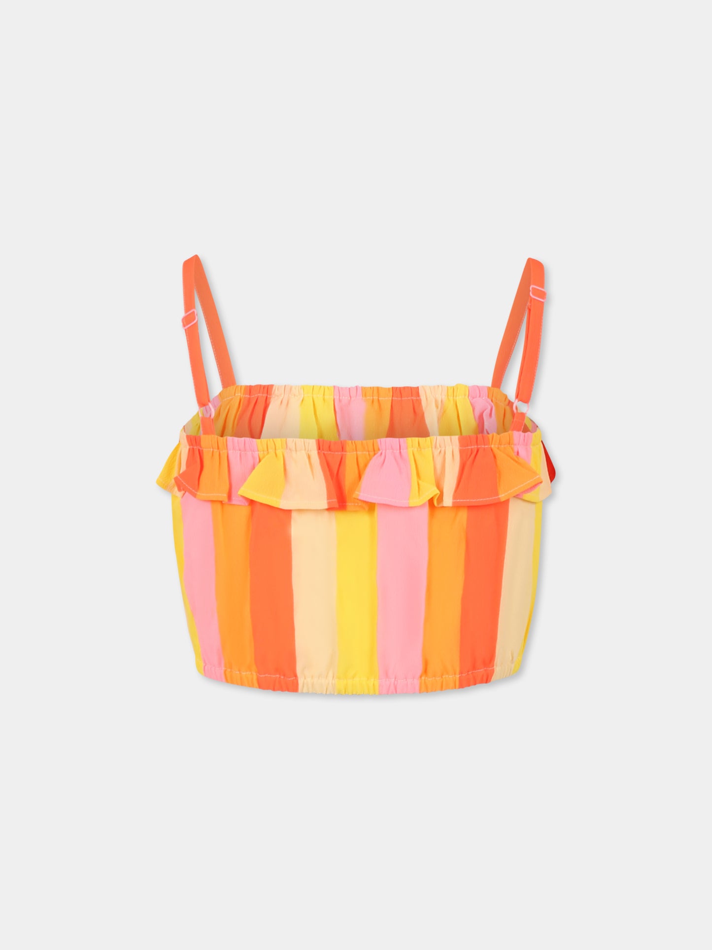 Top multicolor per bambina