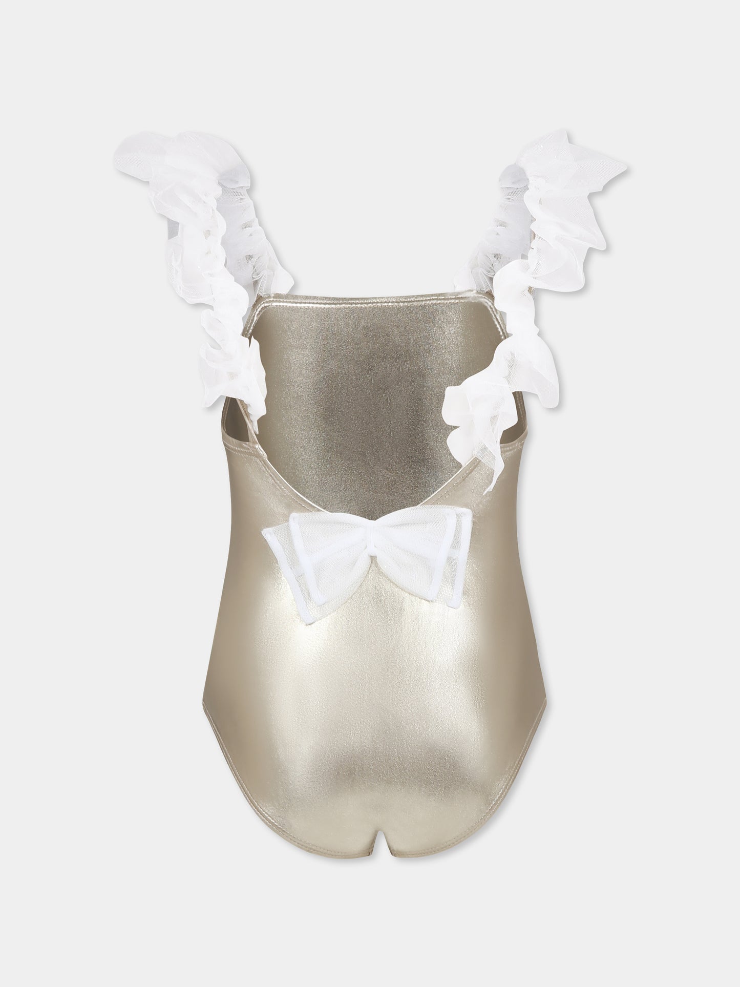 Costume intero oro per bambina