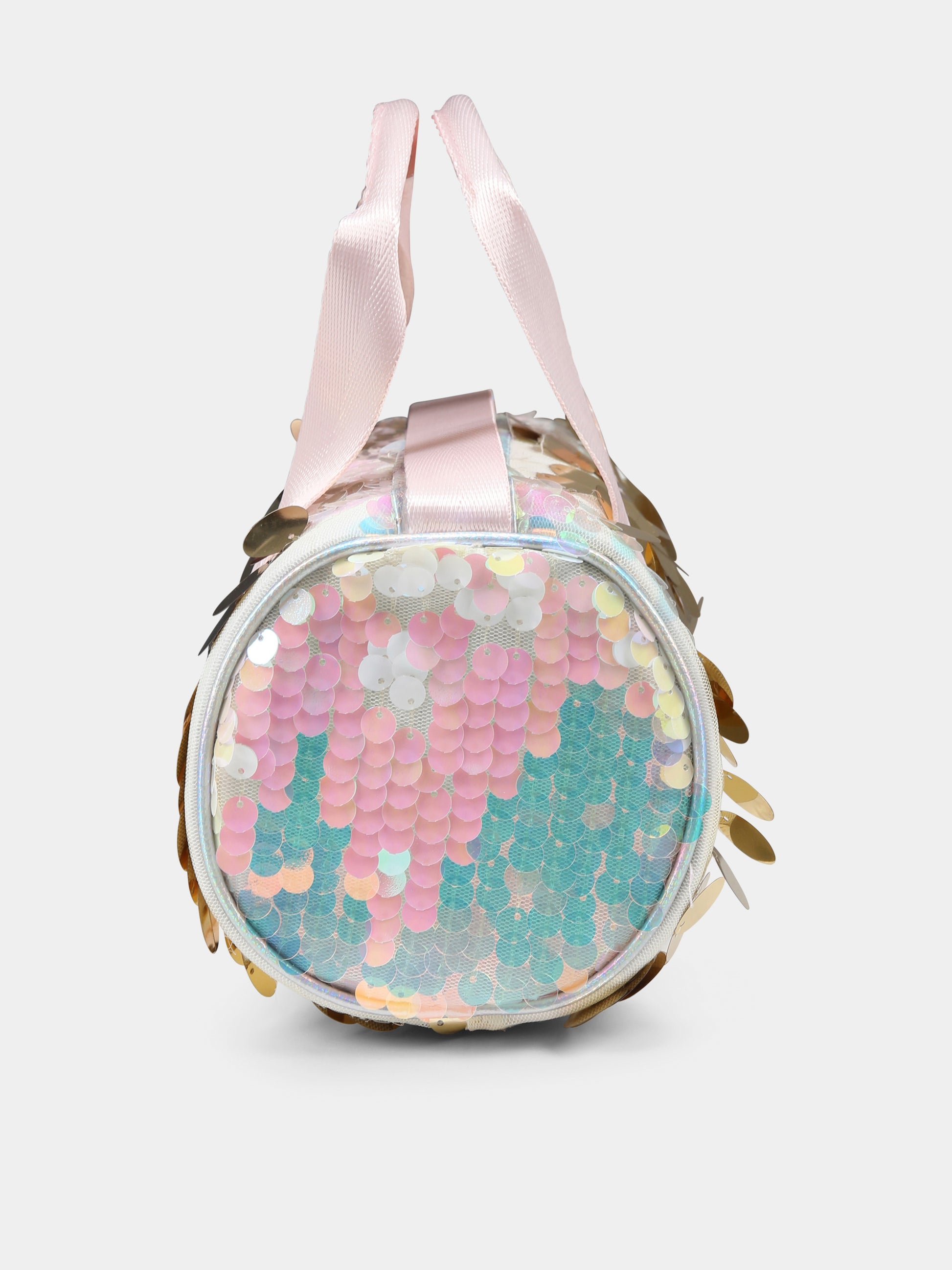Borsa oro per bambina con paillettes,Billieblush,U20775 111