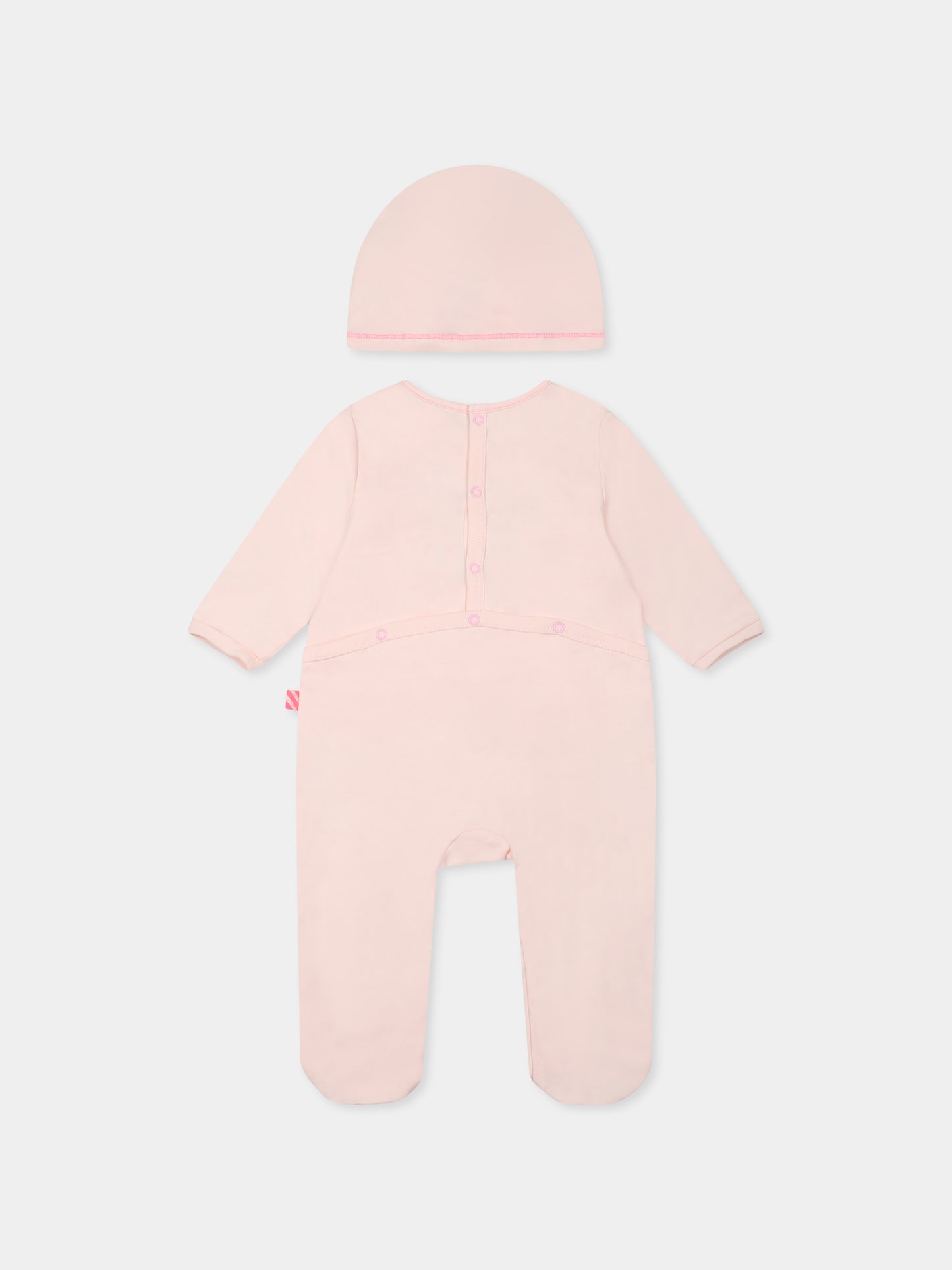 Set tutina rosa per neonata con scritta,Billieblush,U21017 45S