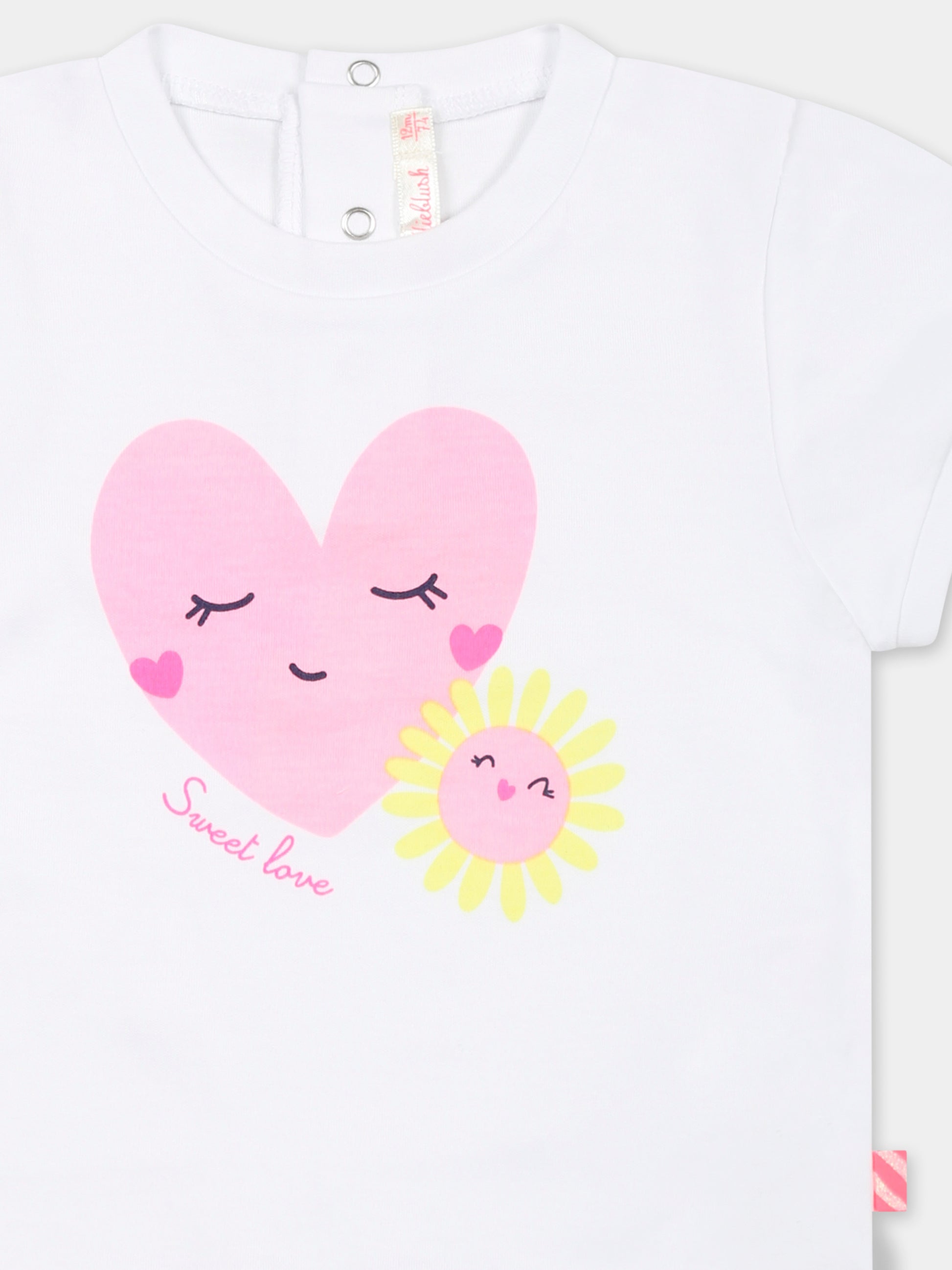 Completo rosa per neonata con fiore,Billieblush,U21107 N34