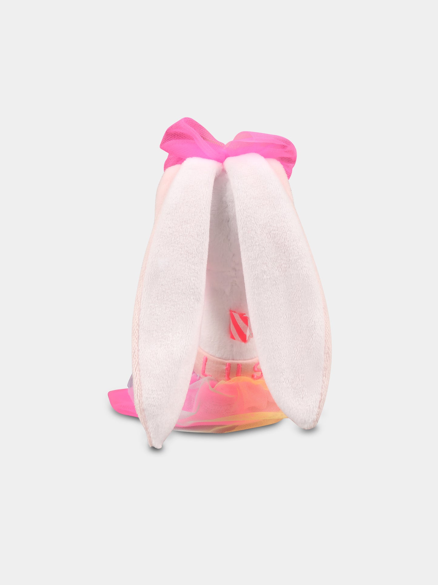 Peluche bianco per neonata con logo