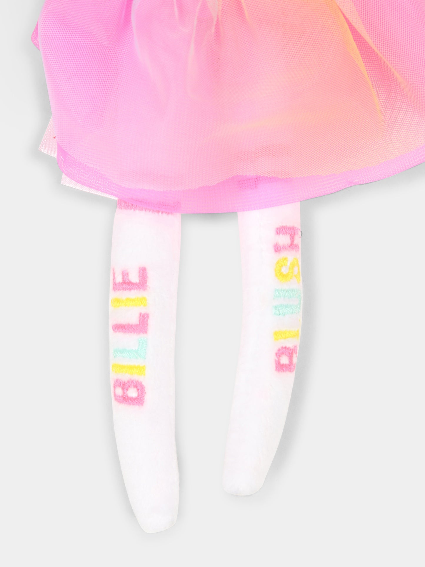 Peluche bianco per neonata con logo