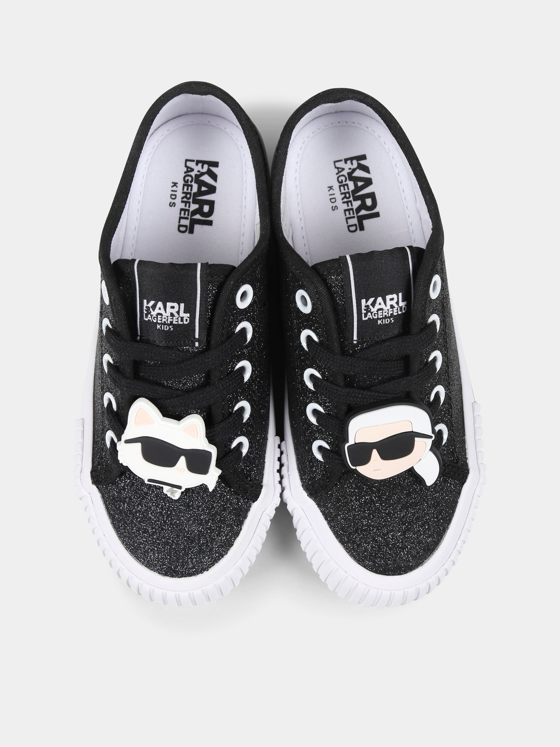 Sneakers nere per bambina con Choupette e Karl Lagerfeld,Karl Lagerfeld Kids,Z30368 09B