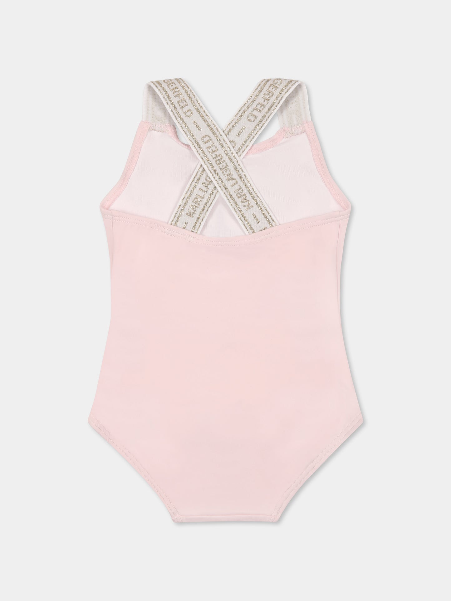 Costume intero rosa per neonata con Choupette