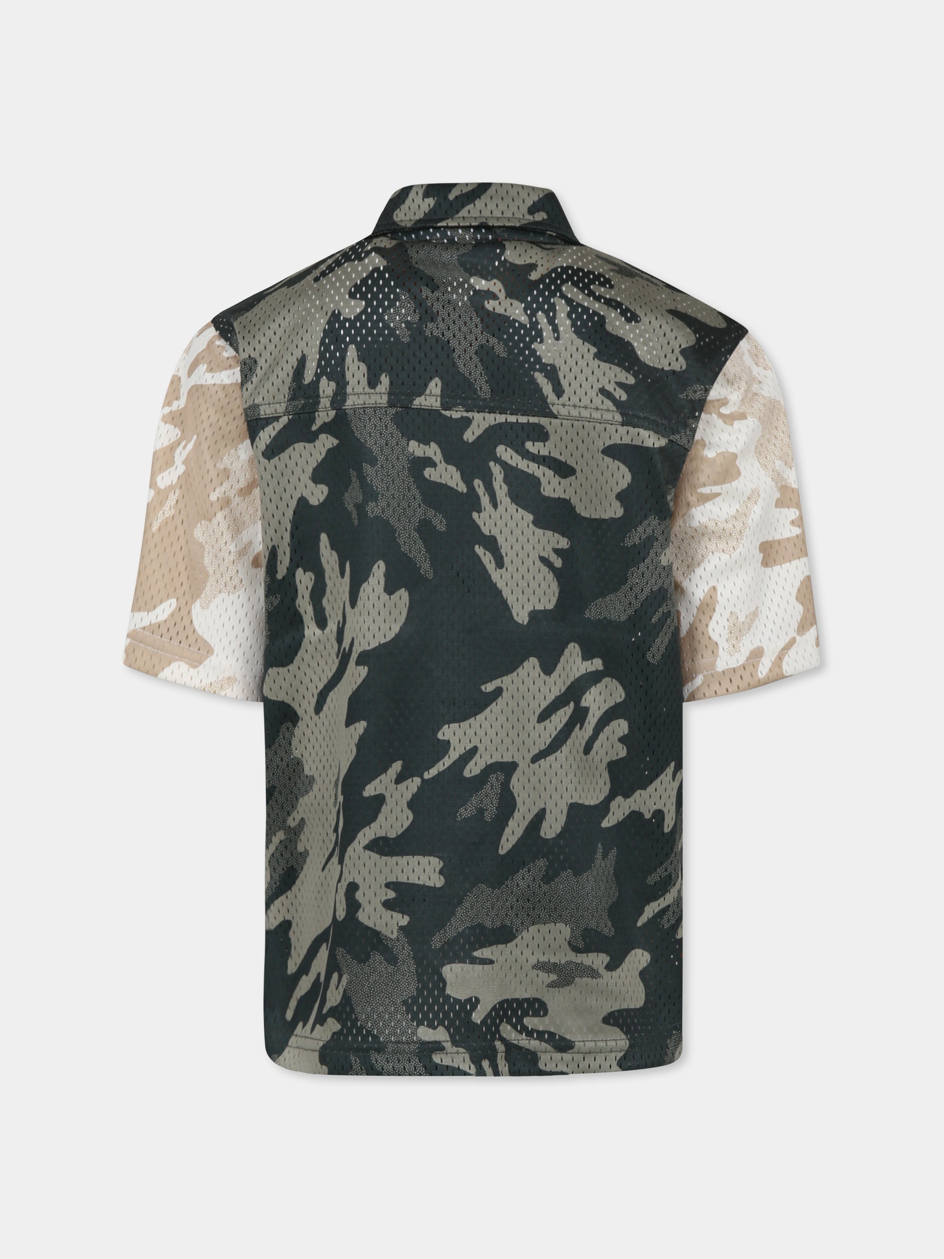 Camicia verde per bambino con albero,Timberland,T60441 72A