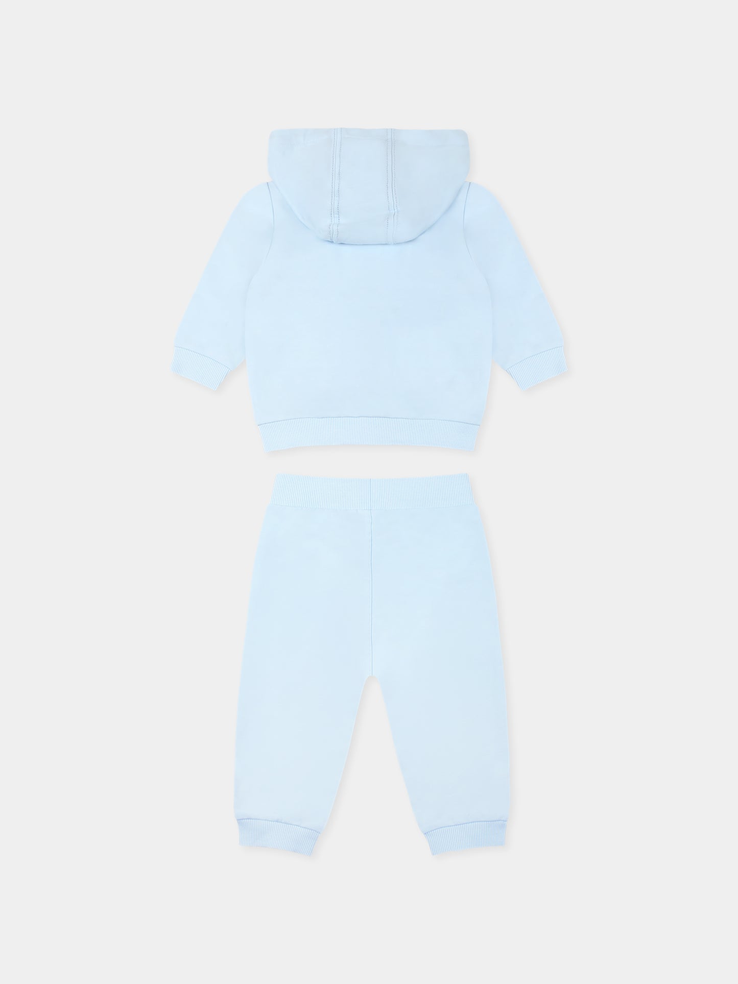 Completo celeste per neonato con albero,Timberland,T60397 78B