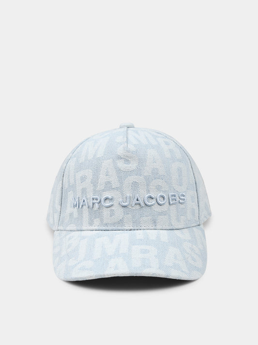 Cappello denim per bambini con logo,Marc Jacobs,W60408 Z10
