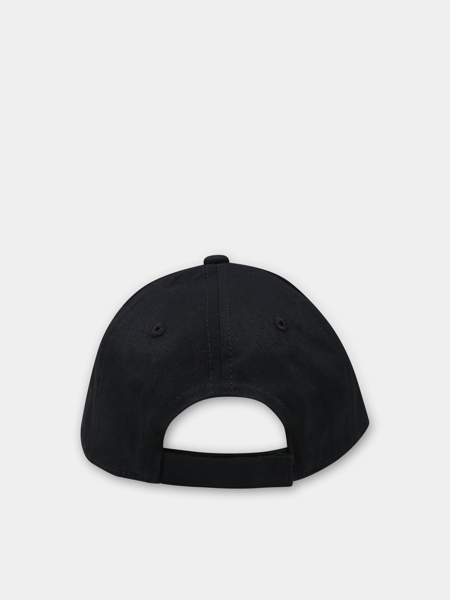 Cappello nero per bambini con logo,Marc Jacobs,W60410 09B