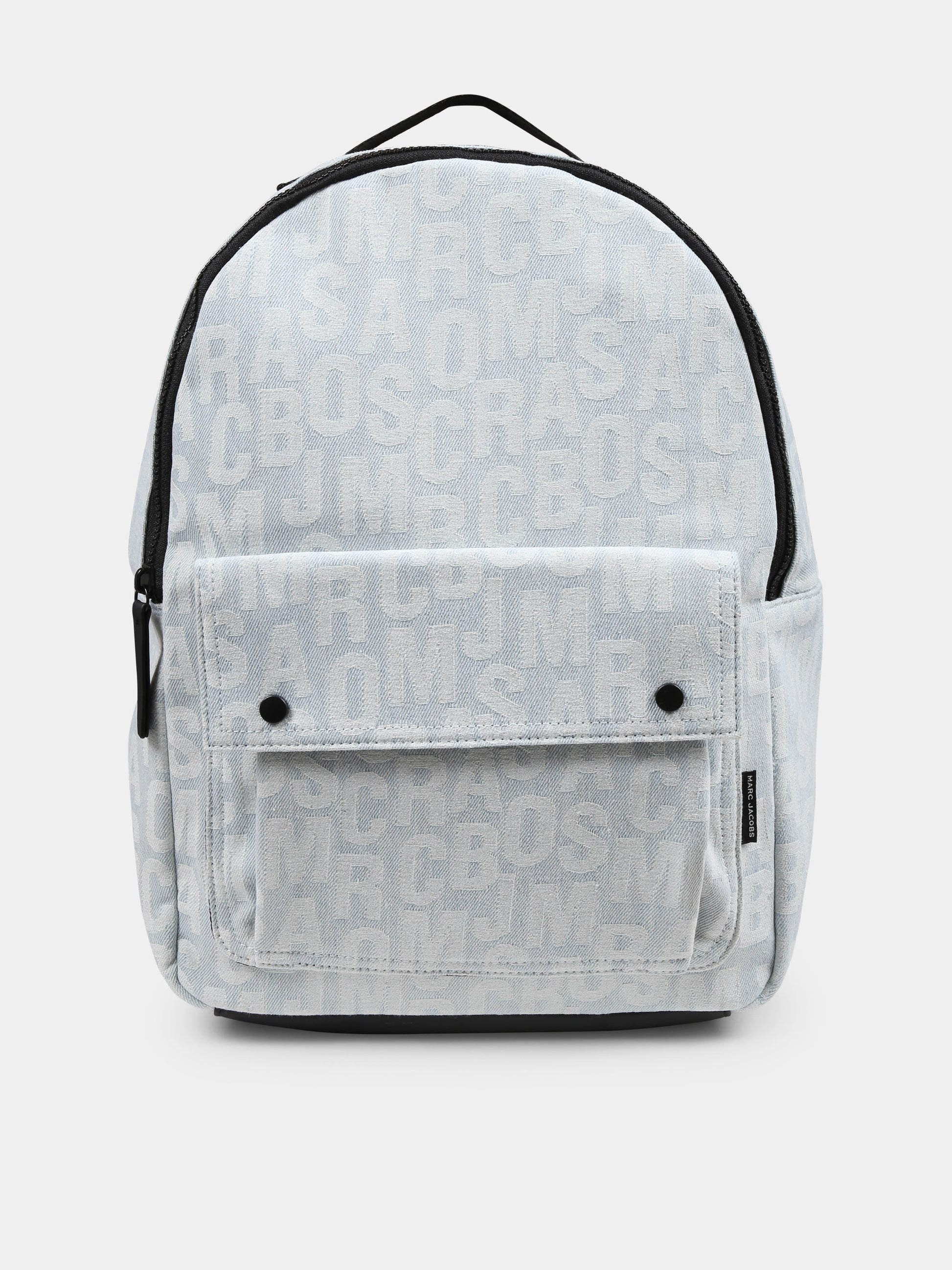 Zaino denim per bambini con logo,Marc Jacobs,W60421