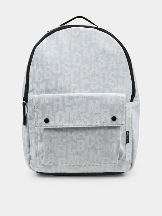 Zaino denim per bambini con logo,Marc Jacobs,W60421