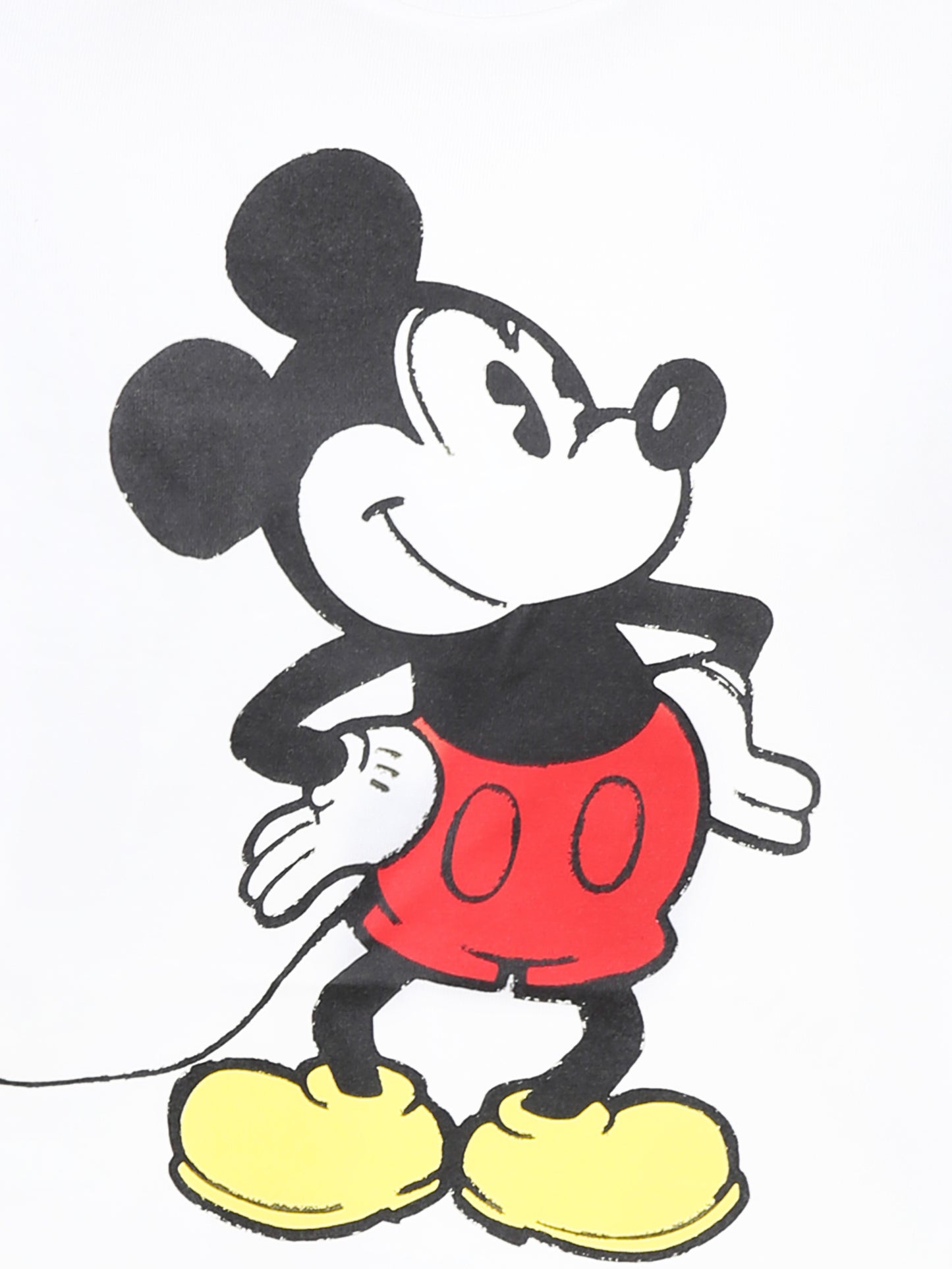 T-shirt bianca per bambino con Topolino