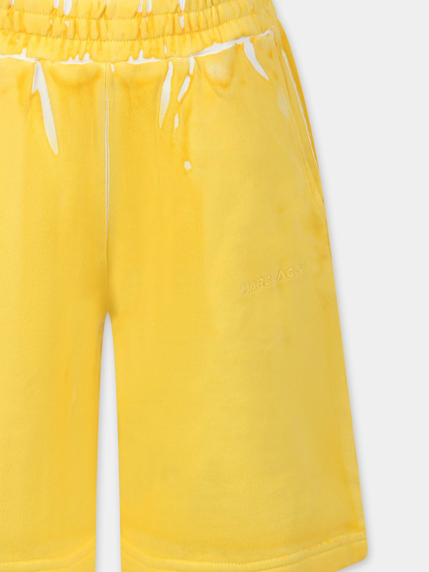 Pantaloni gialli per bambini con logo,Marc Jacobs,W60478 526