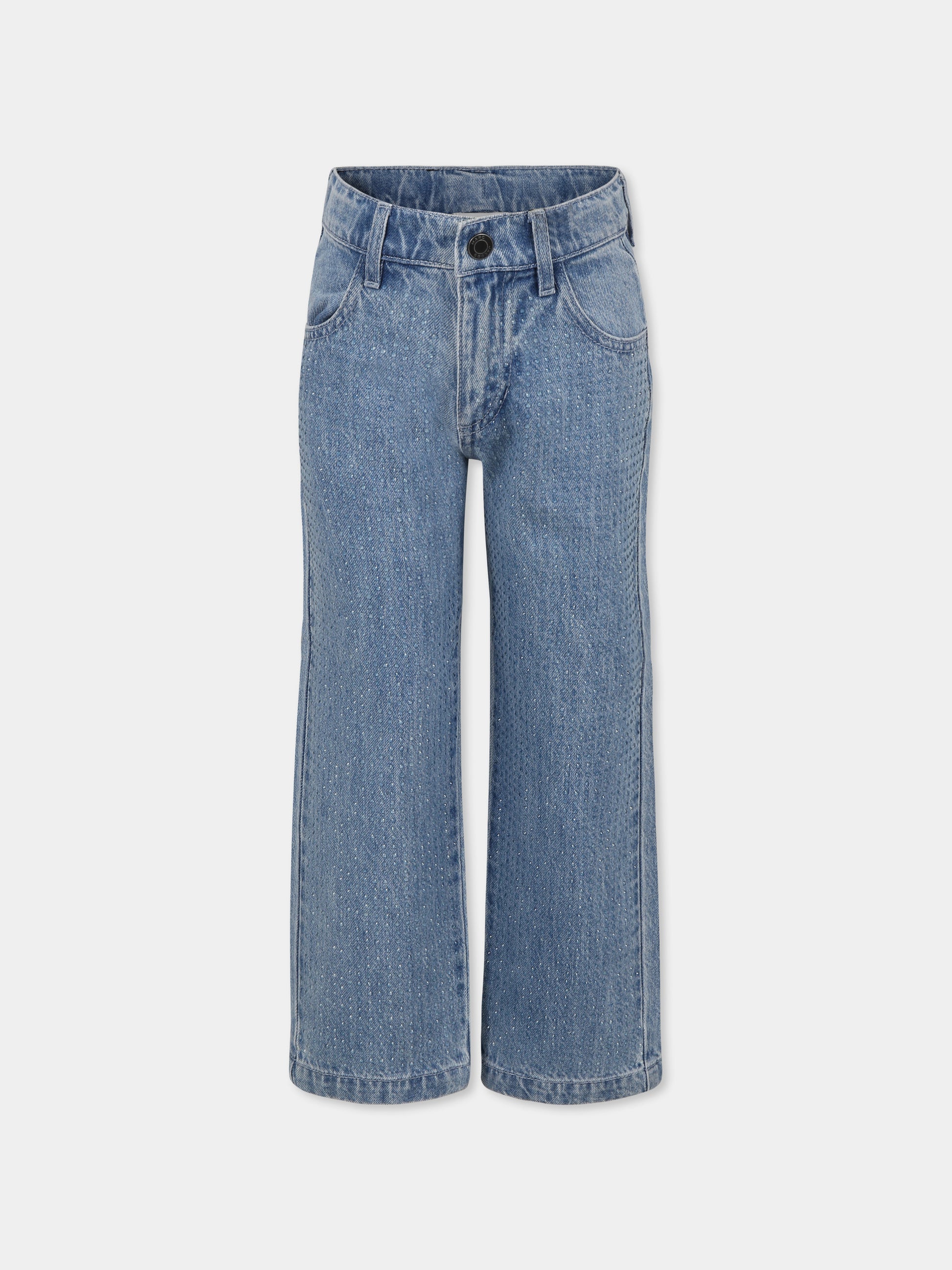Jeans denim per bambina con strass,Marc Jacobs,W60471 Z10