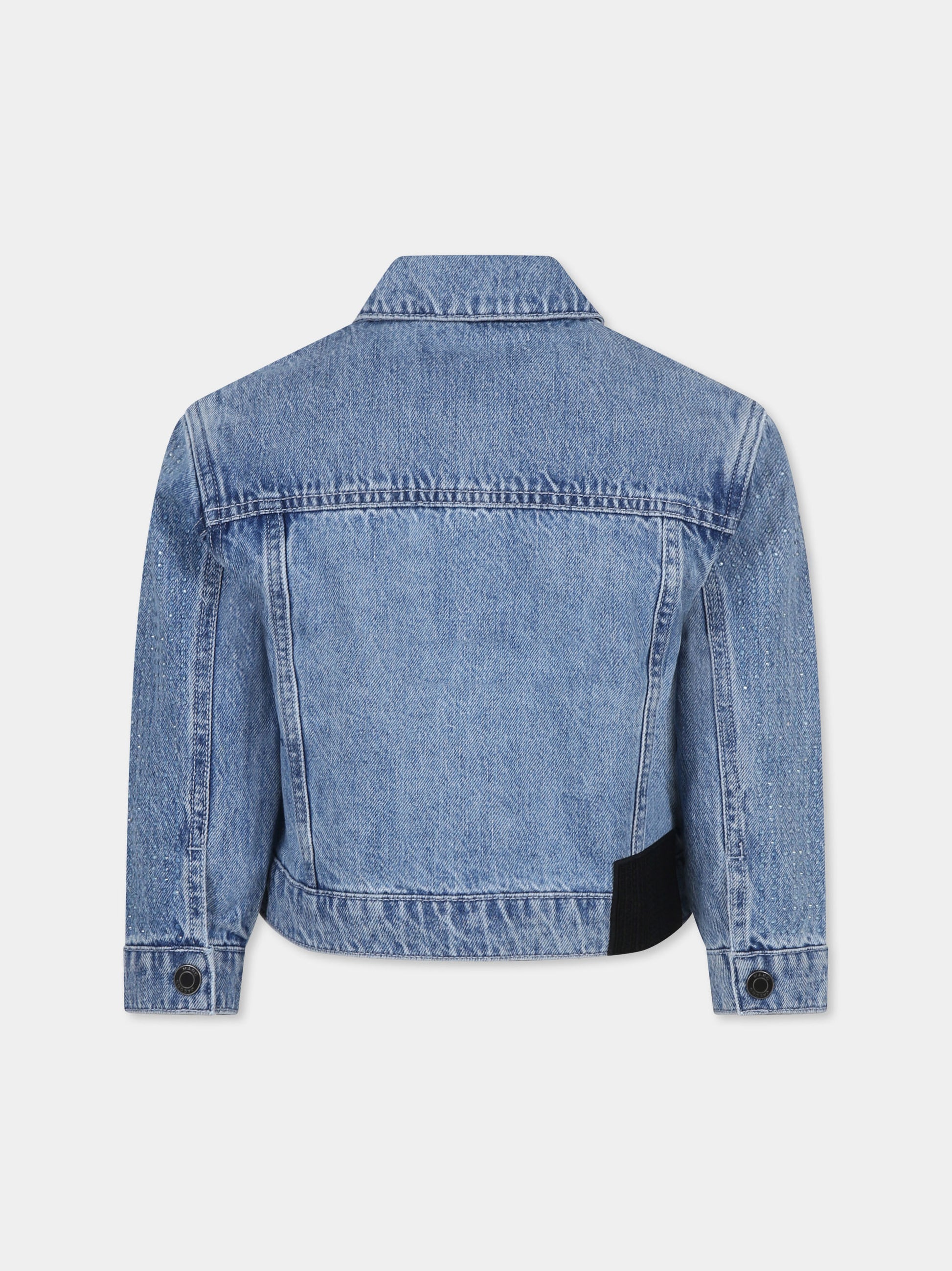 Giubbotto di jeans per bambina con paillettes,Marc Jacobs,W60425 Z10