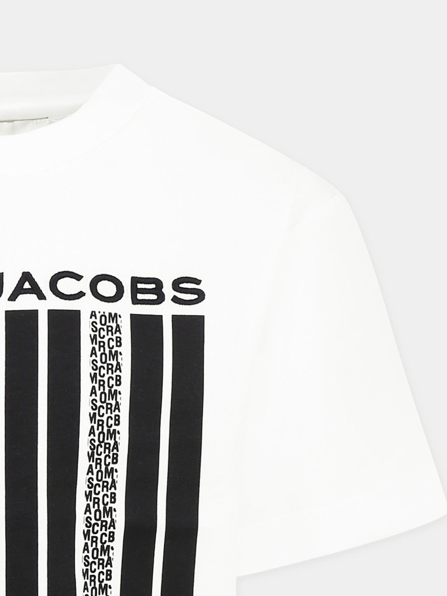 T-shirt bianca per bambino con logo