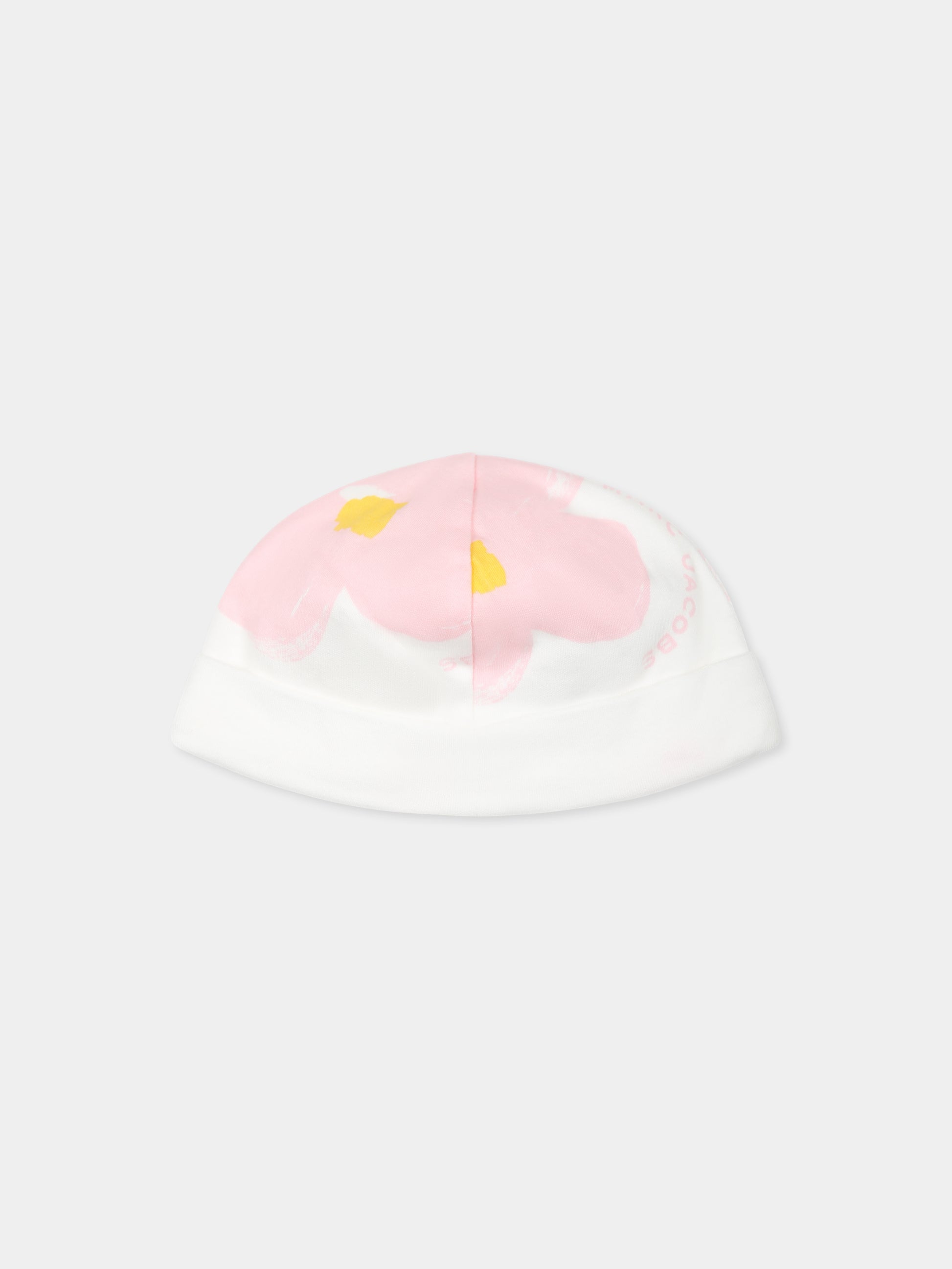 Set tutina bianco per neonata con fiori all over,Marc Jacobs,W60518 126