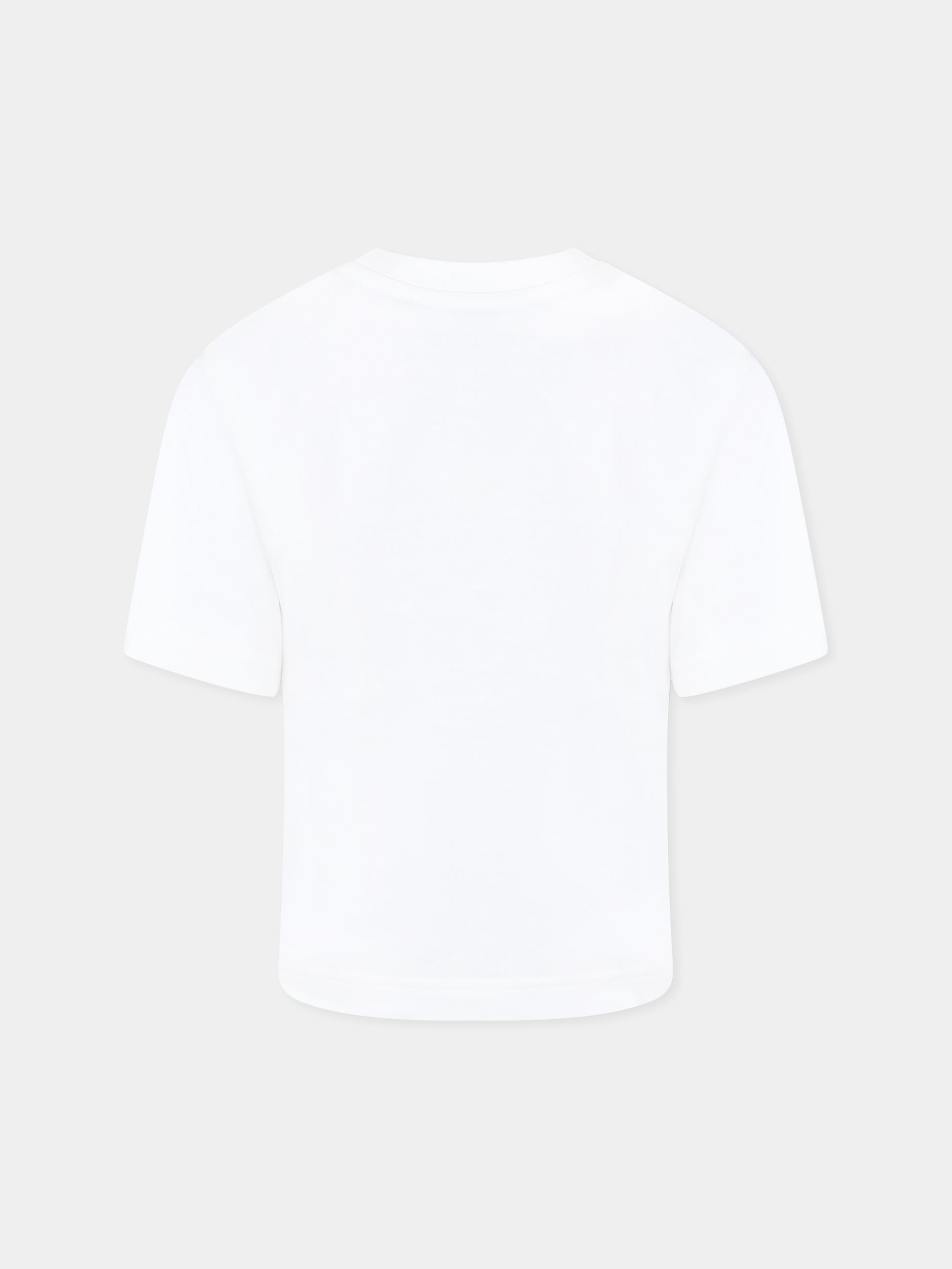 T-shirt bianca per bambino con logo,Marc Jacobs,W60460 126