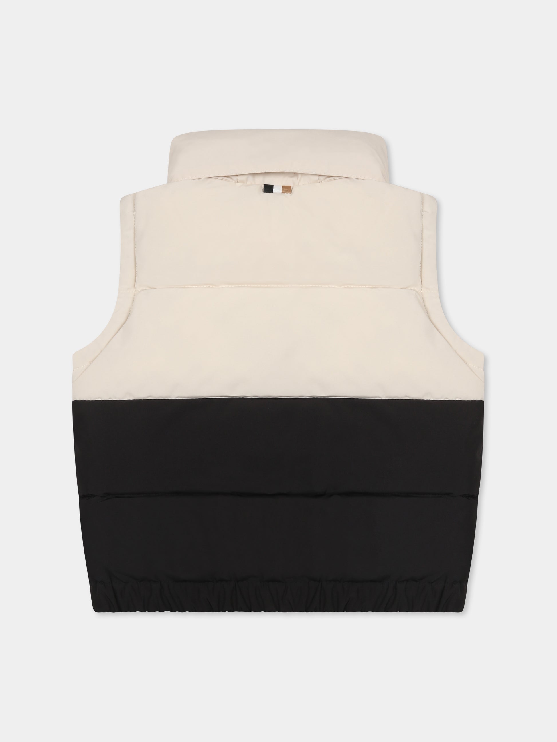 Gilet multicolor per neonato con logo,Boss,J52121 21C