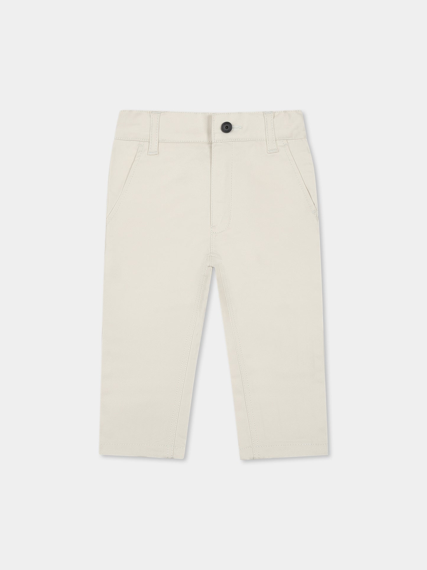 Pantaloni beige per neonato