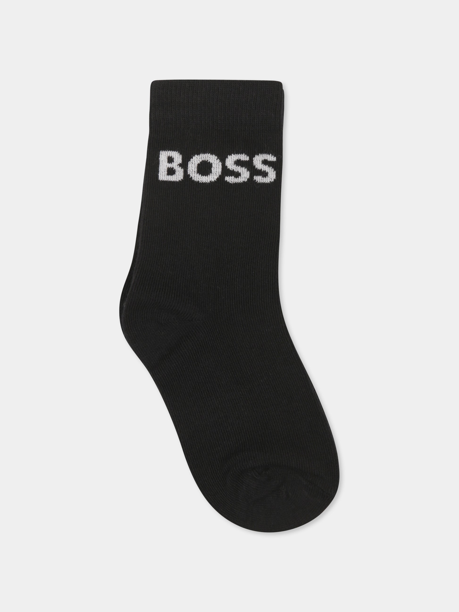 Set calzini multicolor per neonato con logo,Boss,J51745 09B