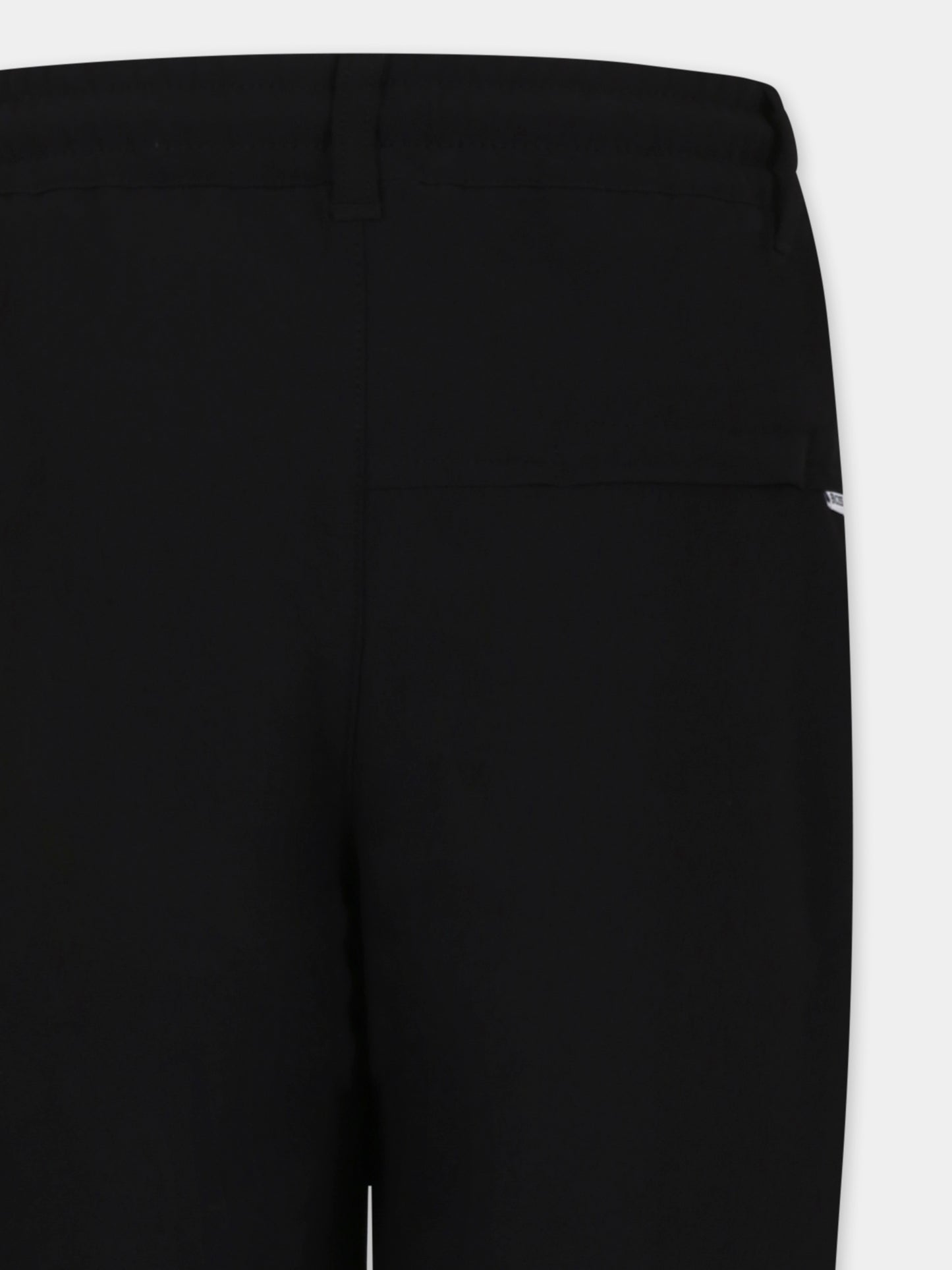 Pantaloni neri per bambino con logo,Boss,J51956 09B