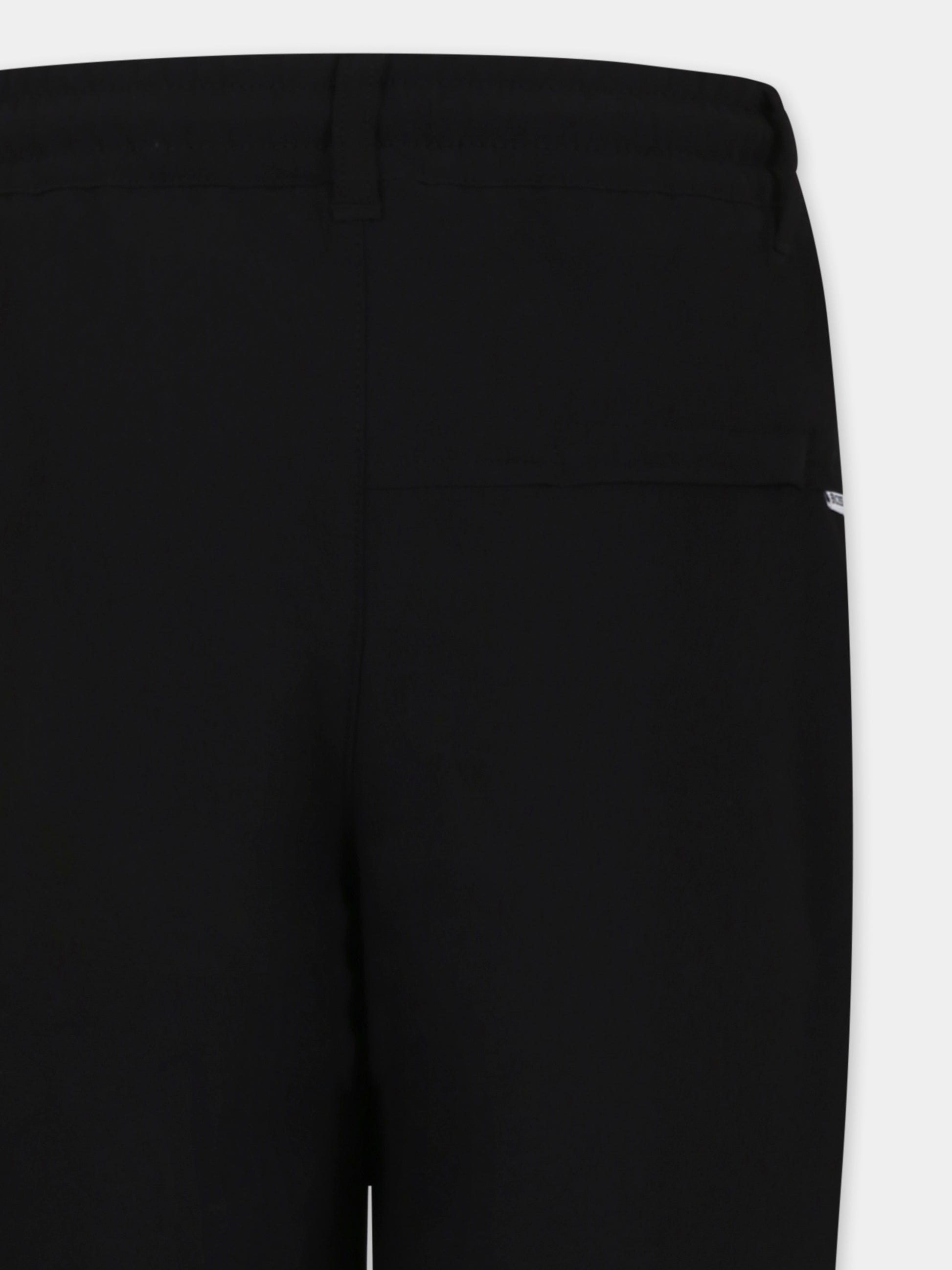 Pantaloni neri per bambino con logo,Boss,J51956 09B