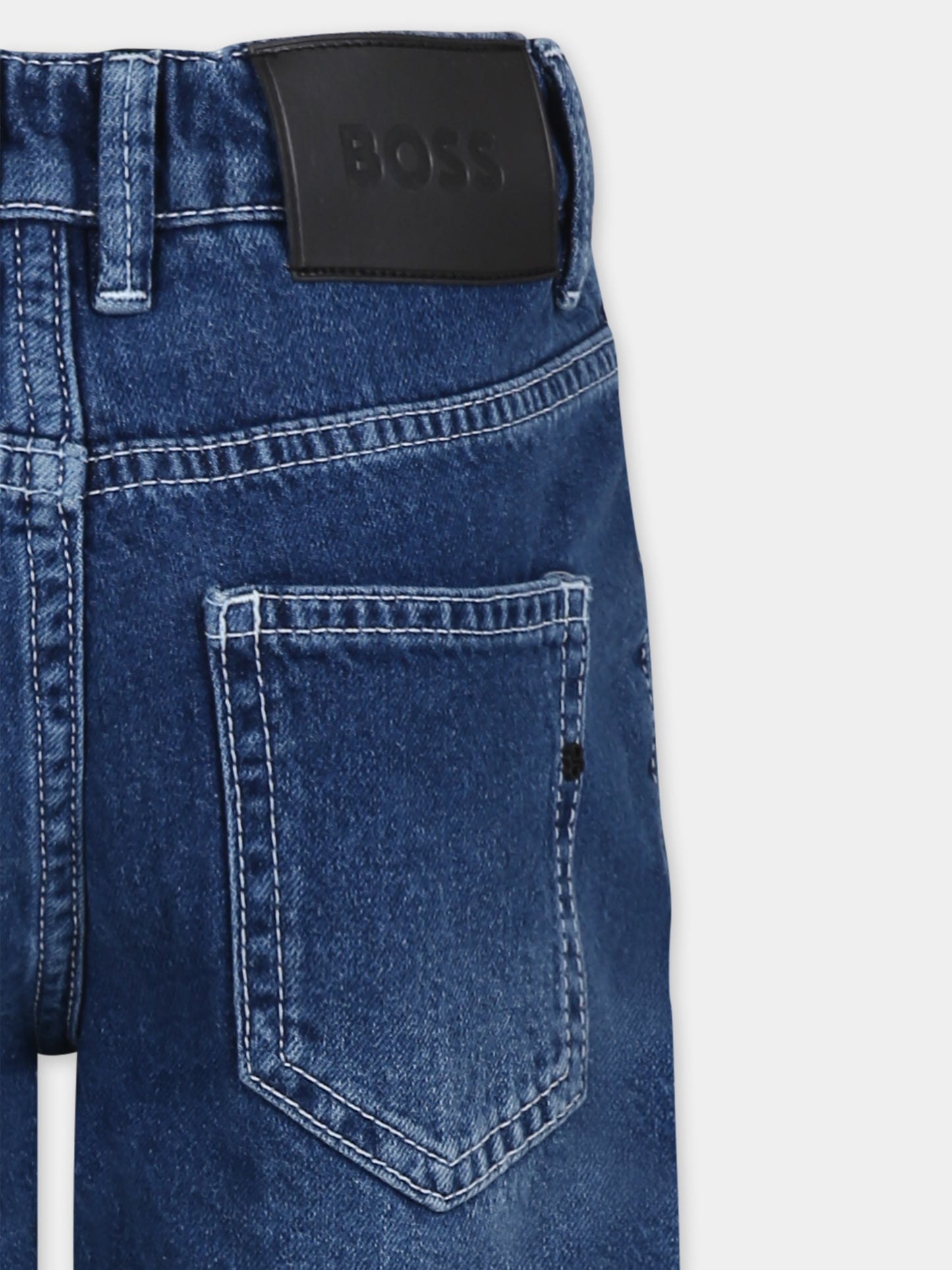 Shorts denim per bambino,Boss,J51994 Z07