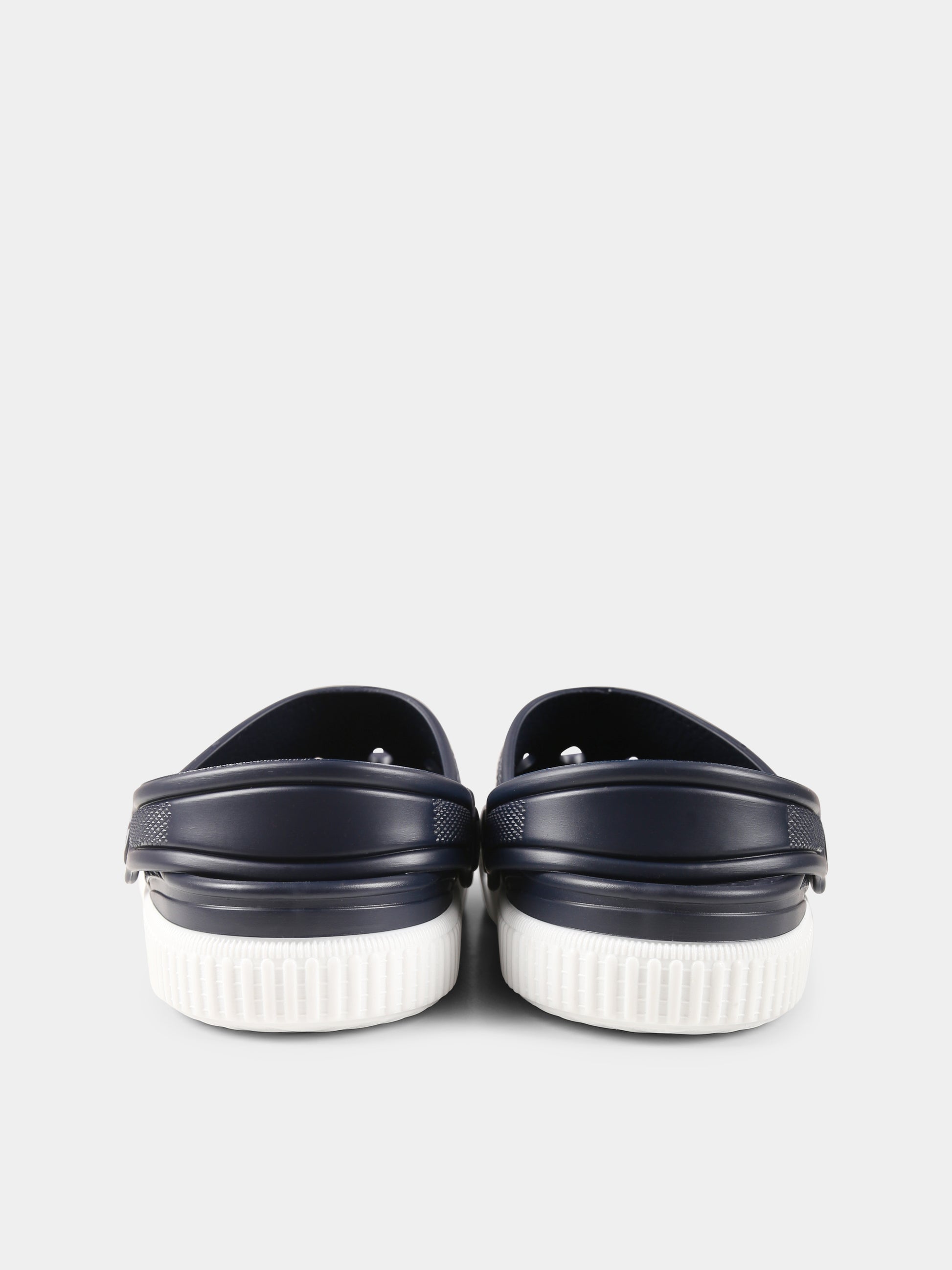 Sabot blu per bambini con logo DG,Dolce & Gabbana Kids,DN0213 AT079 80650