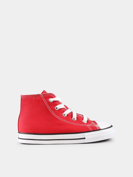 Sneakers Chuck Taylor All Star rosse per neonati e bambini