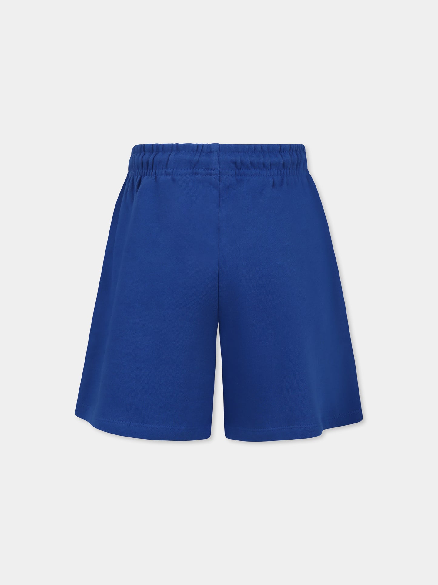Shorts blu per bambino con camaleonte,Mini Rodini,2523015460